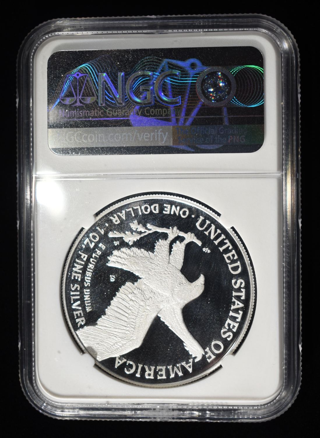 2025-S AMERICAN SILVER EAGLE PF 70 ULTRA CAMEO NGC