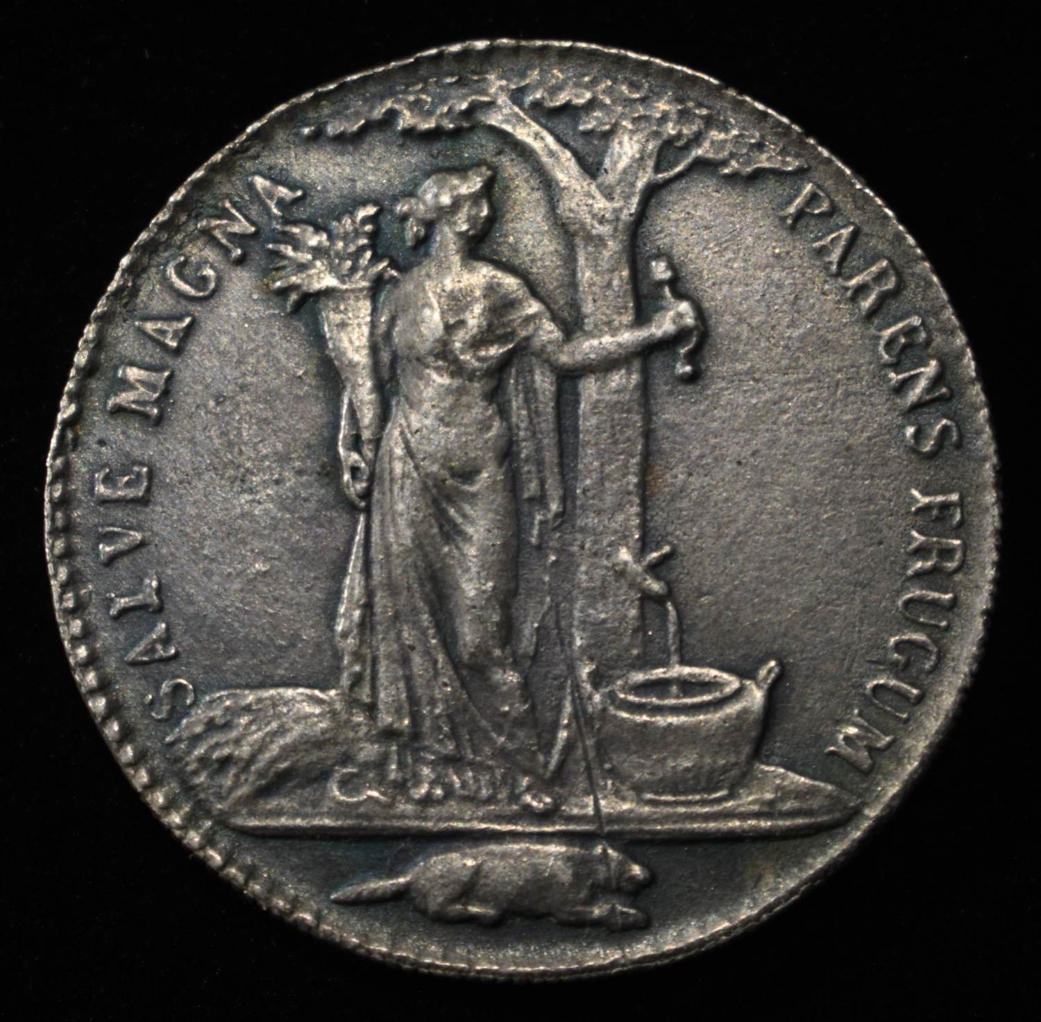 1796 CASTORLAND RESTRIKE MEDAL SILVER