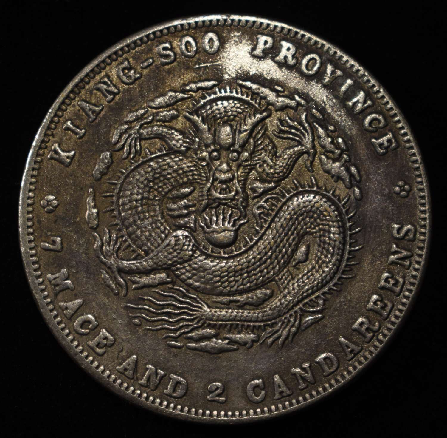 1906 KIANG CHINA 7 MACE AND 2 CANDAREENS