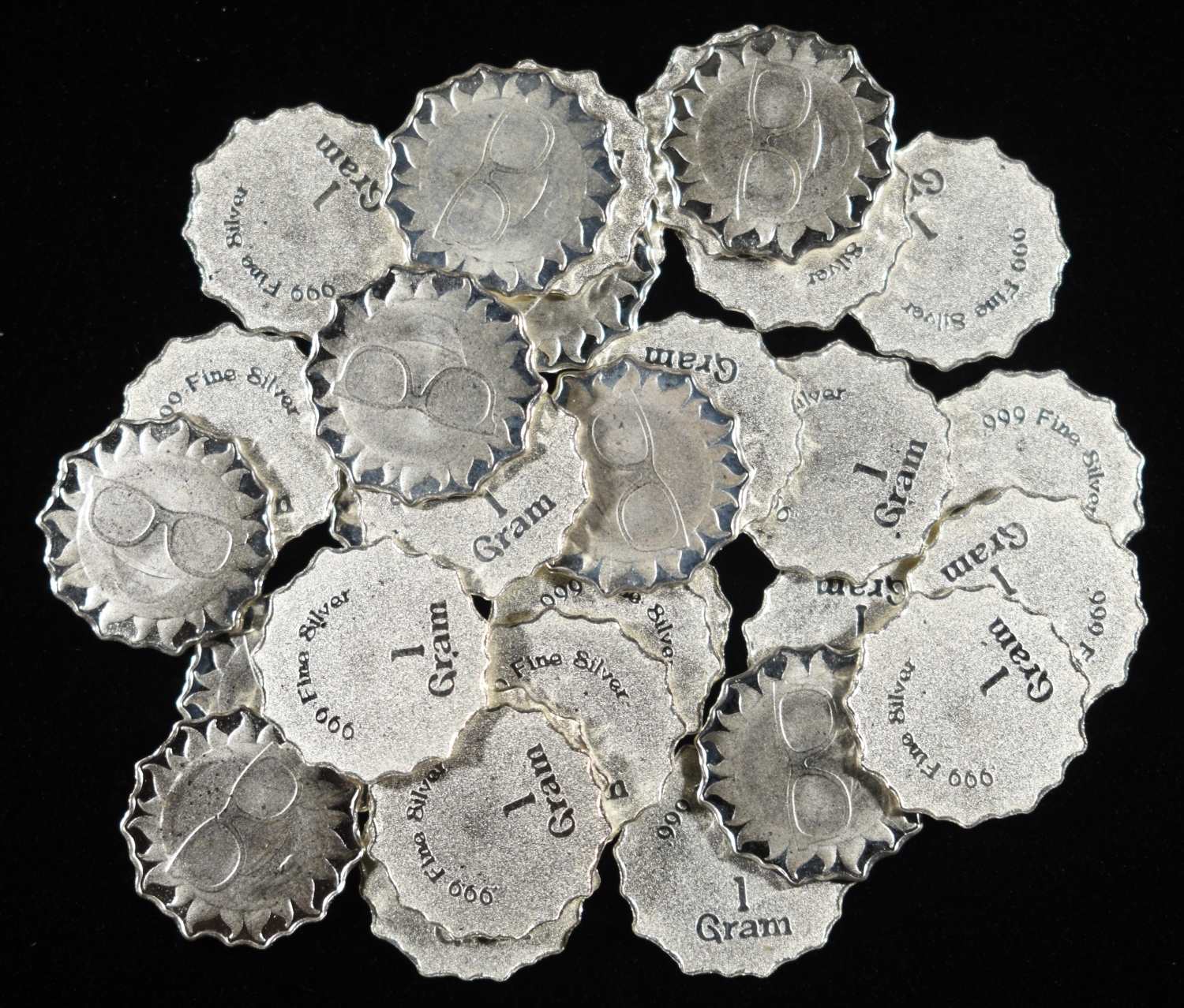 (32) 1 GRAM .999 SILVER