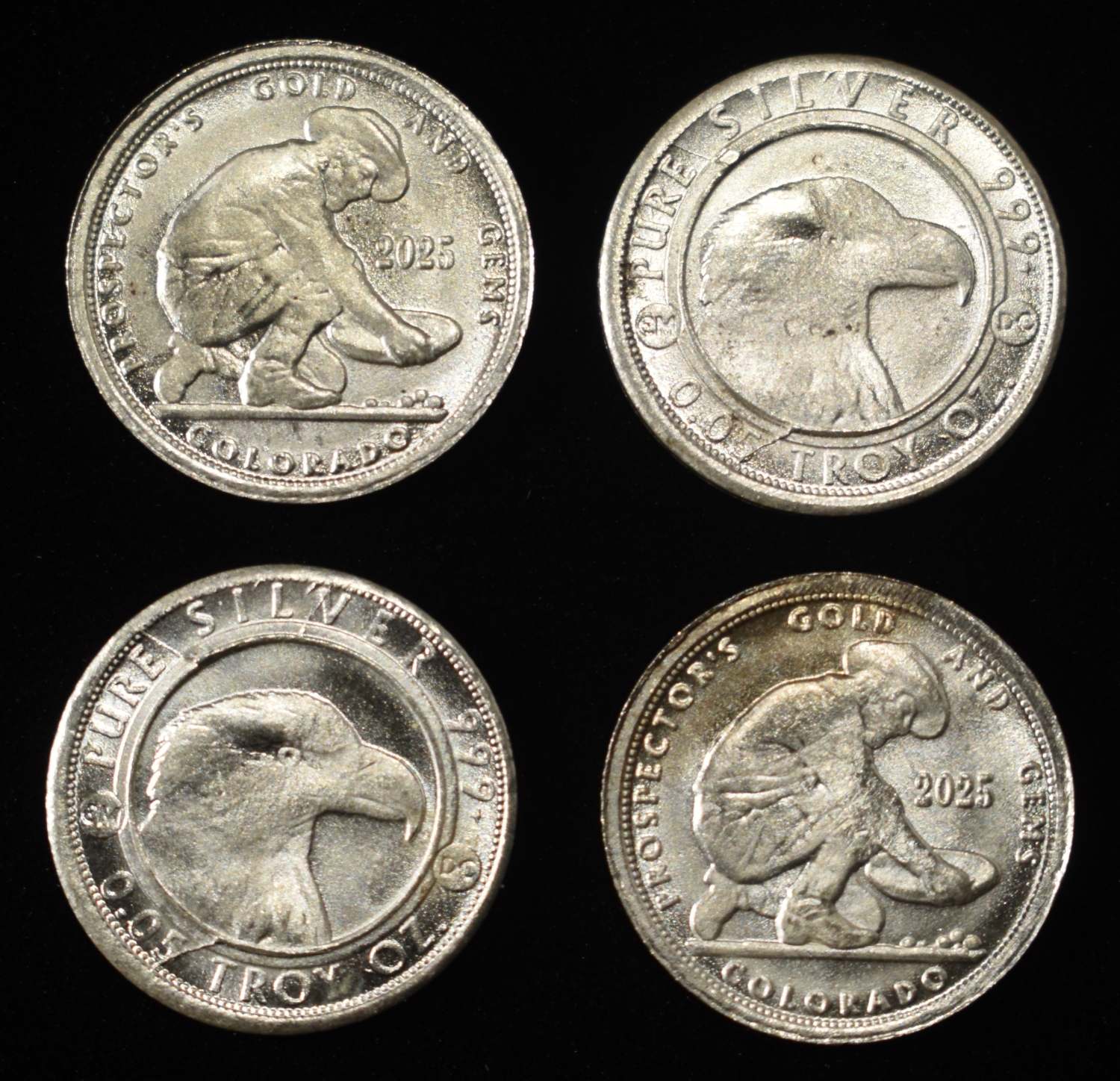(20) 0.05 OZ .999 SILVER ROUNDS