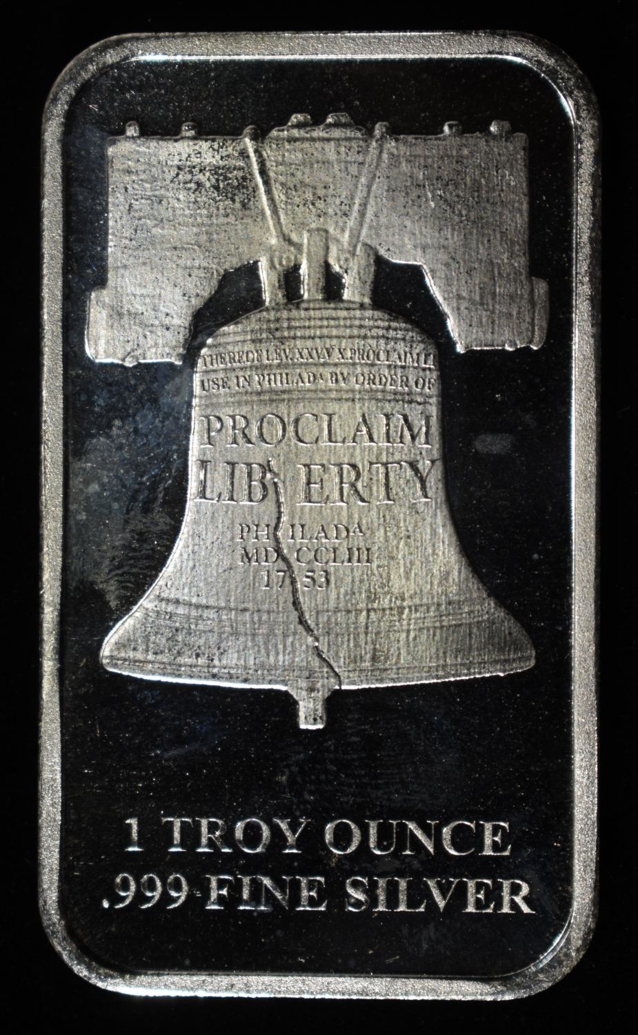 PROCLAIM LIBERTY 1 OZ .999 SILVER BAR