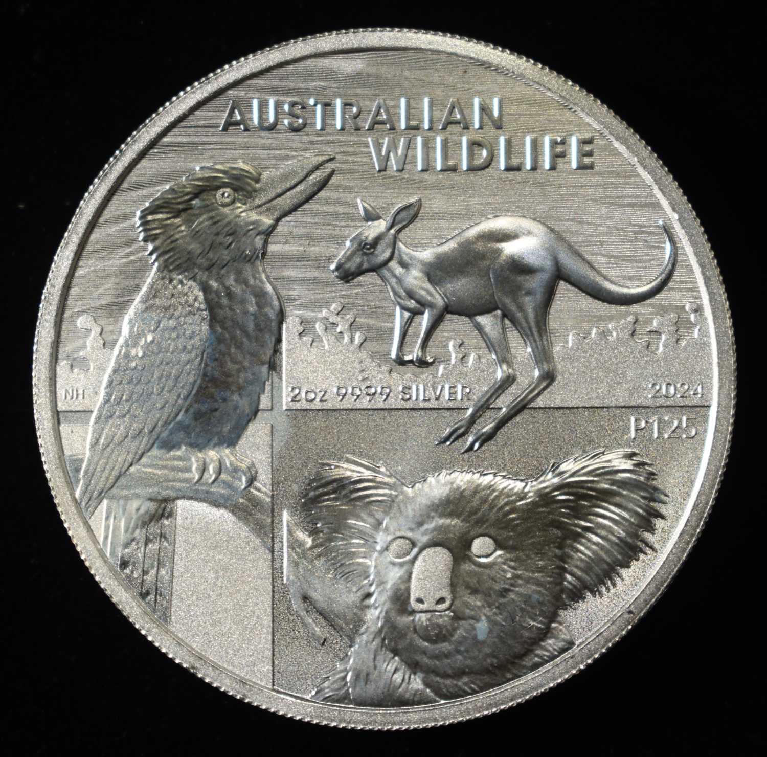 2024 2 OZ .999 SILVER $2 AUSTRALIAN WILDLIFE ROUND