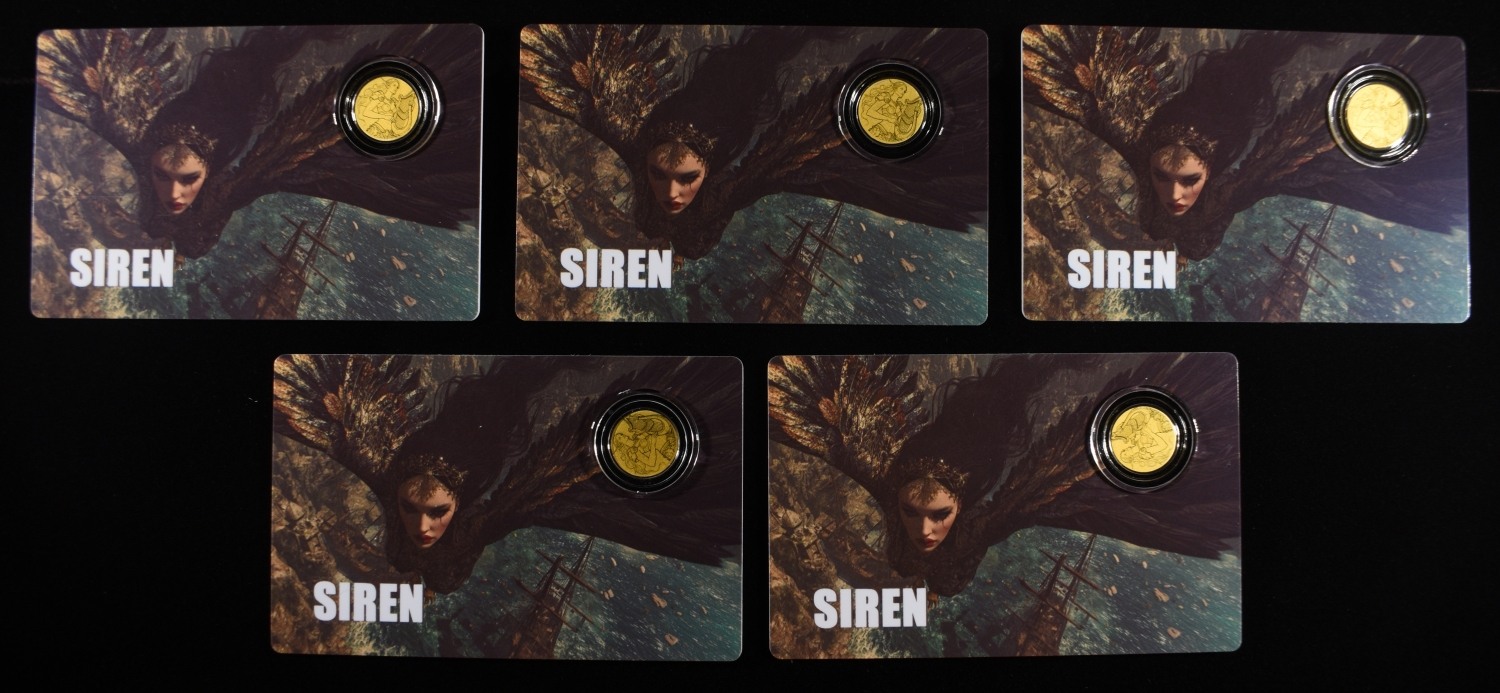 (5) SIREN 2026 $12 GOLD 1/1000TH OZ