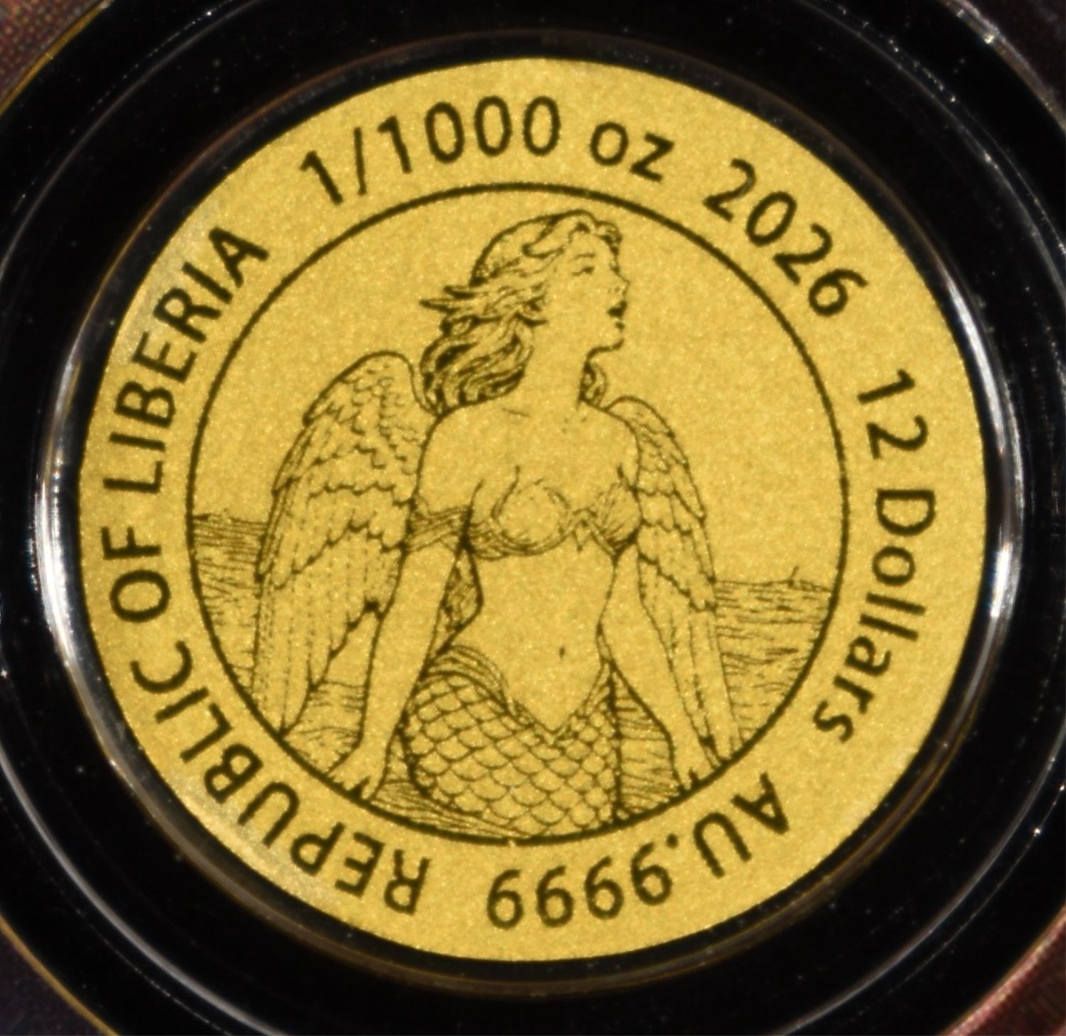 (5) SIREN 2026 $12 GOLD 1/1000TH OZ