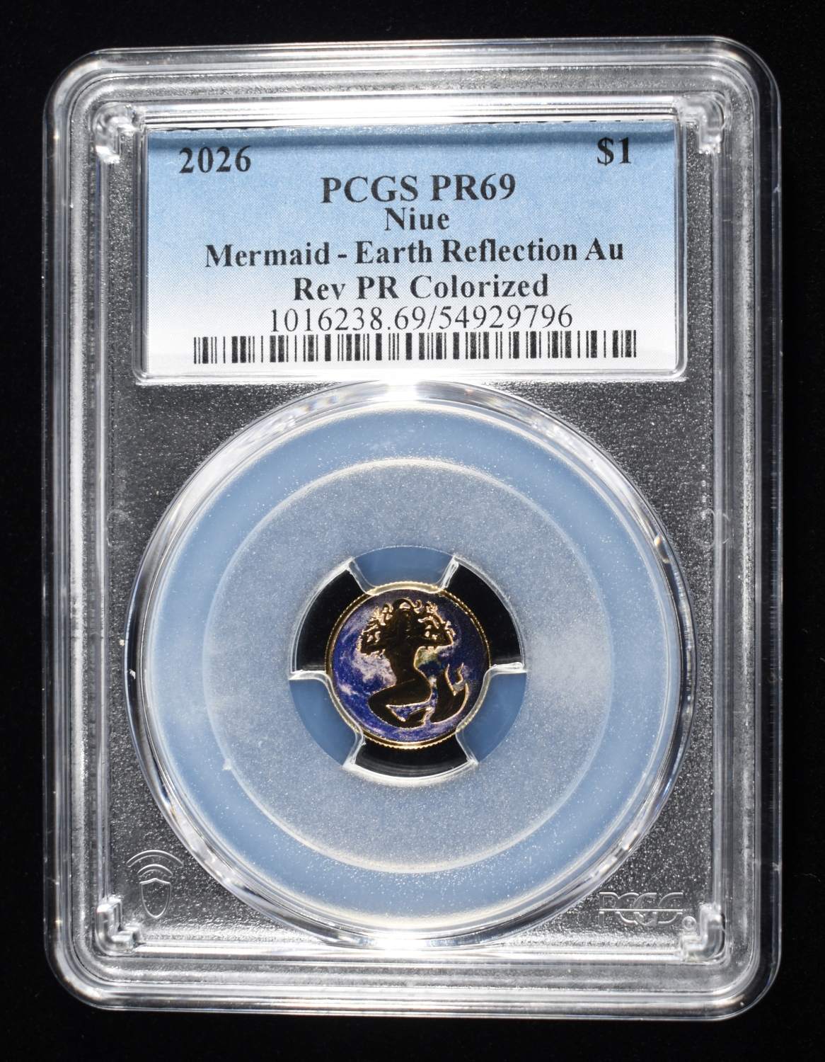 2026 $1 AU NIUE MERMAID PCGS REV PR69