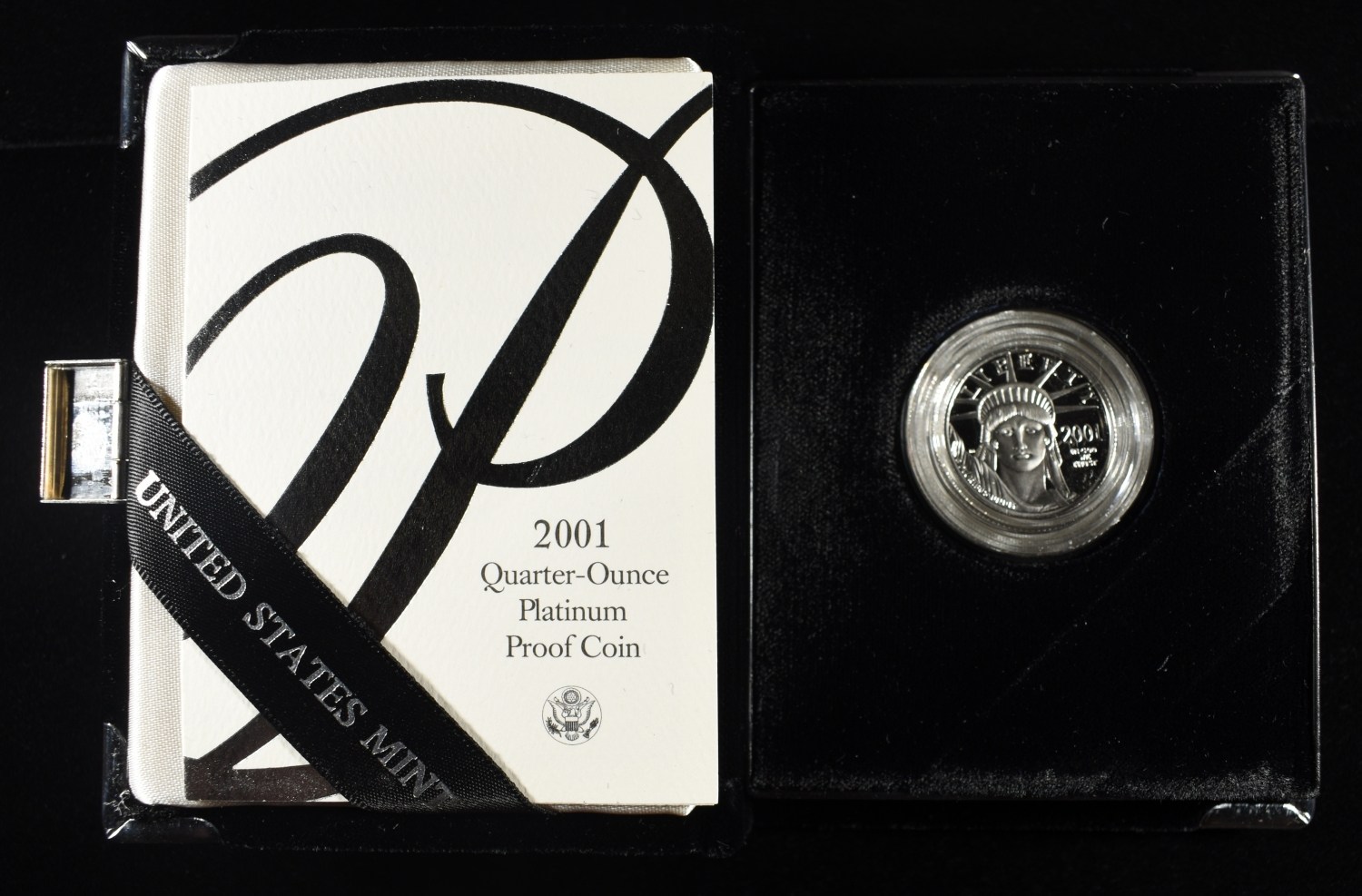 2001-W 1/4TH OZ AMERICAN PLATINUM EAGLE