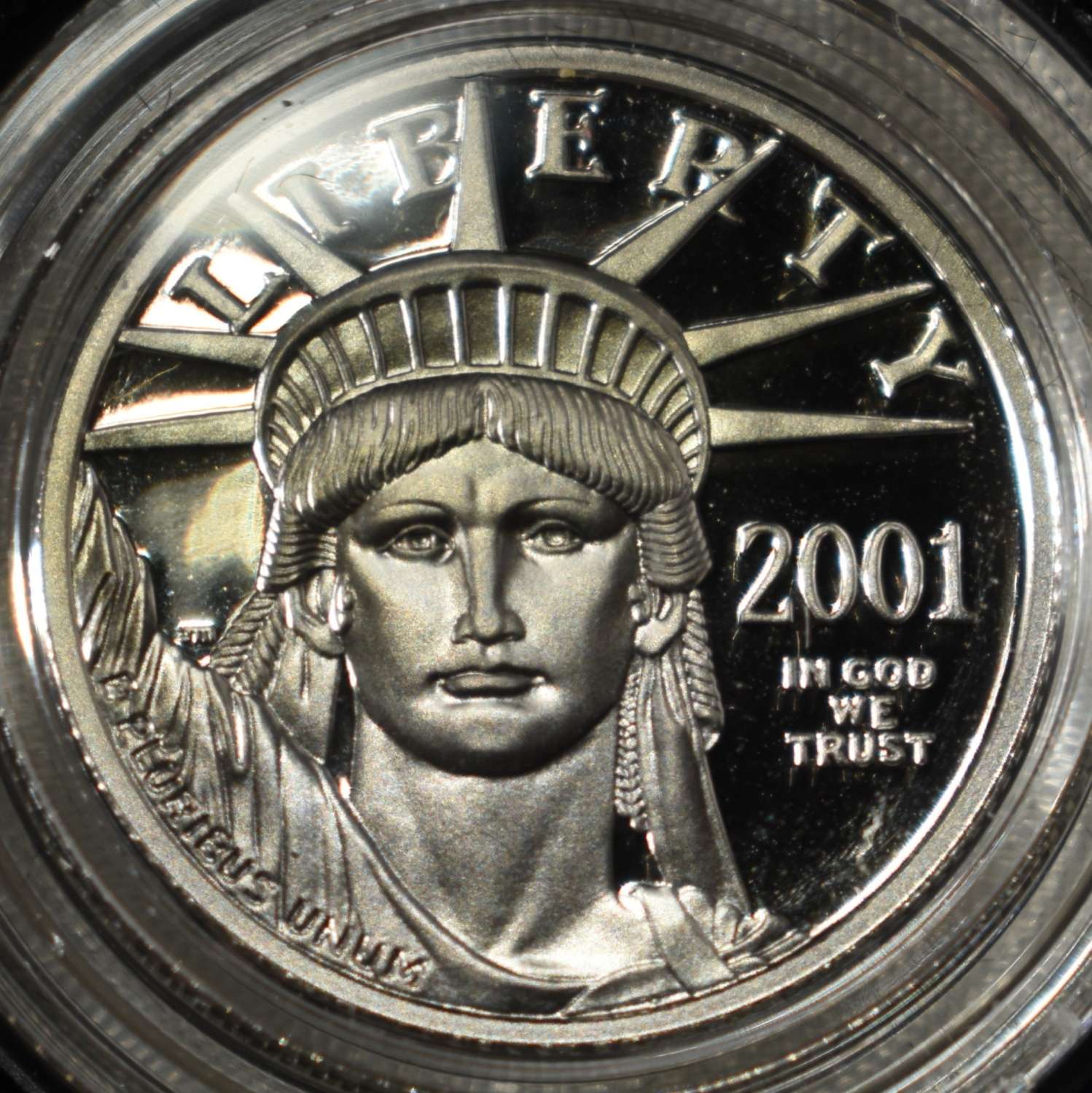 2001-W 1/4TH OZ AMERICAN PLATINUM EAGLE