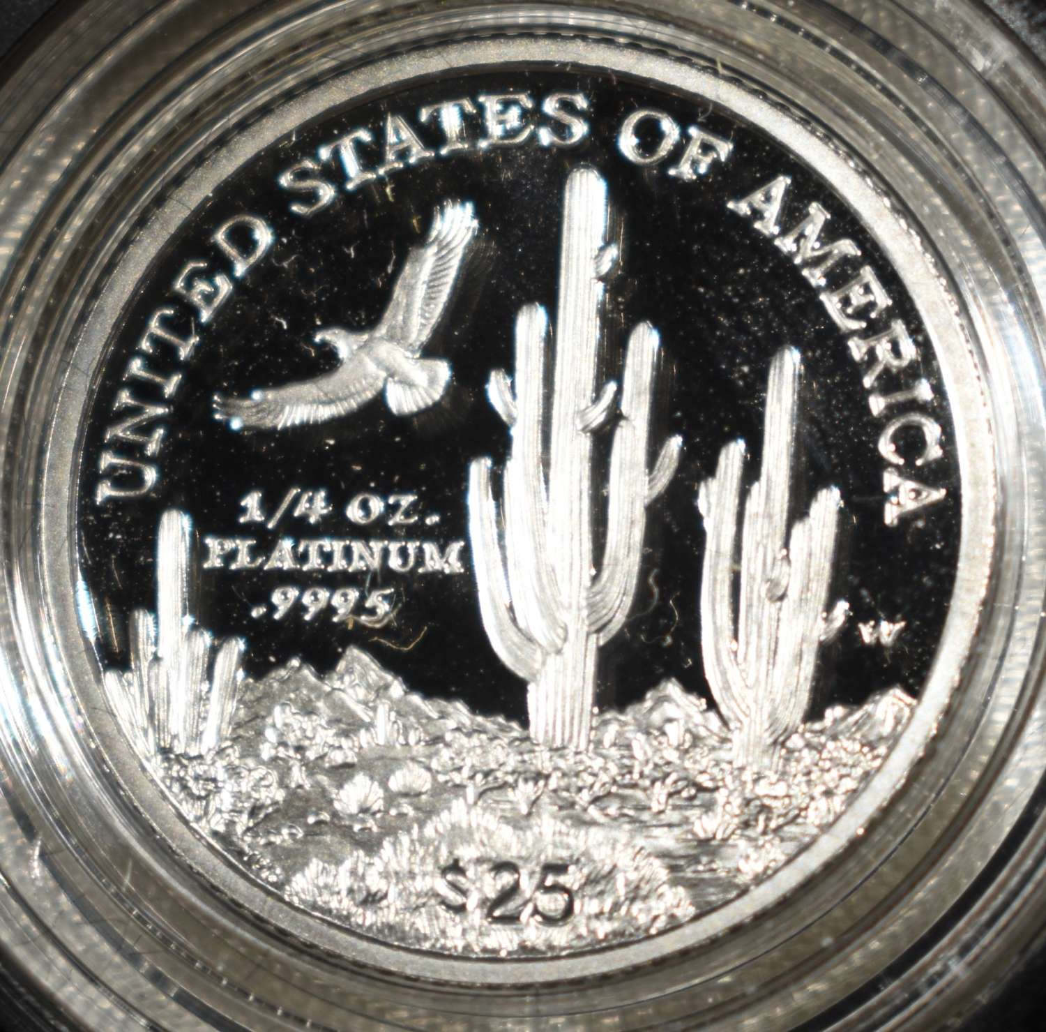 2001-W 1/4TH OZ AMERICAN PLATINUM EAGLE