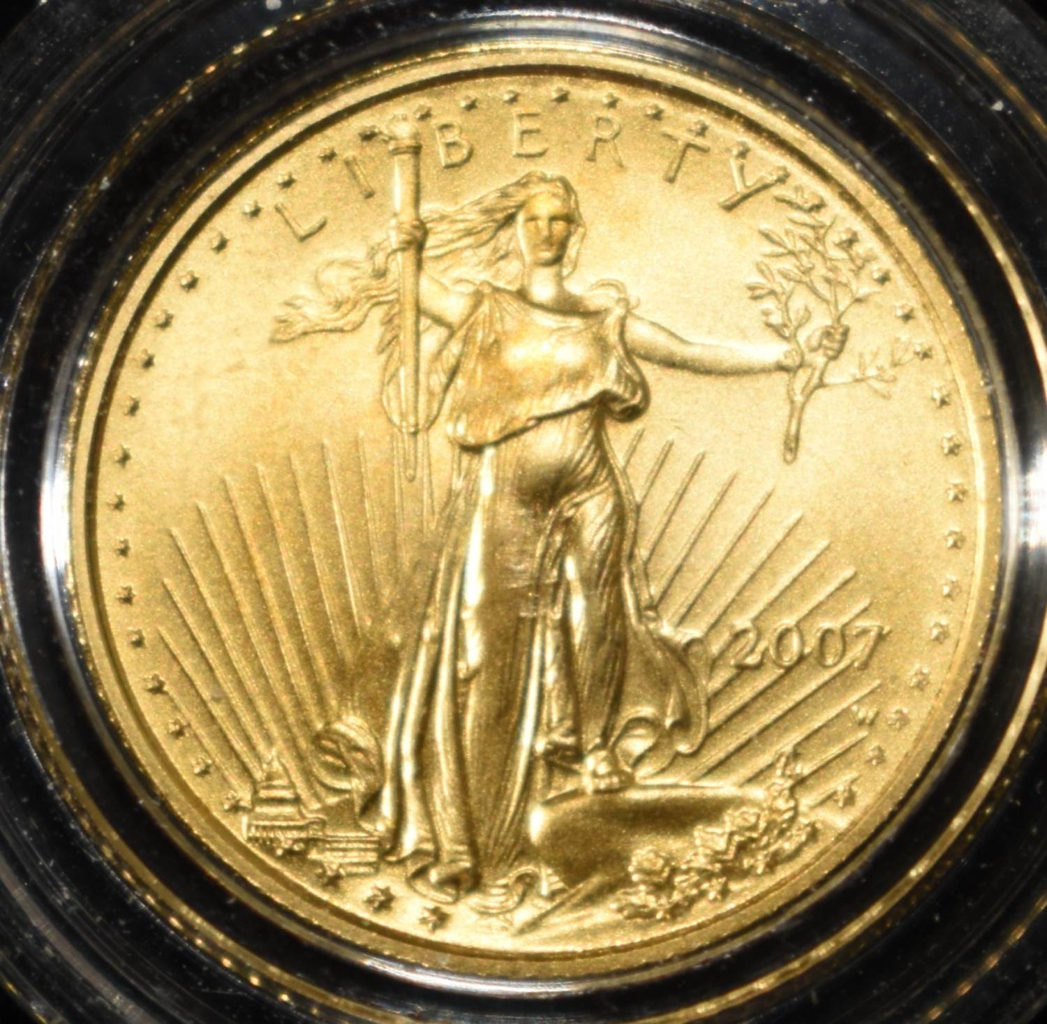 2007 1/10 OZ GOLD LIBERTY