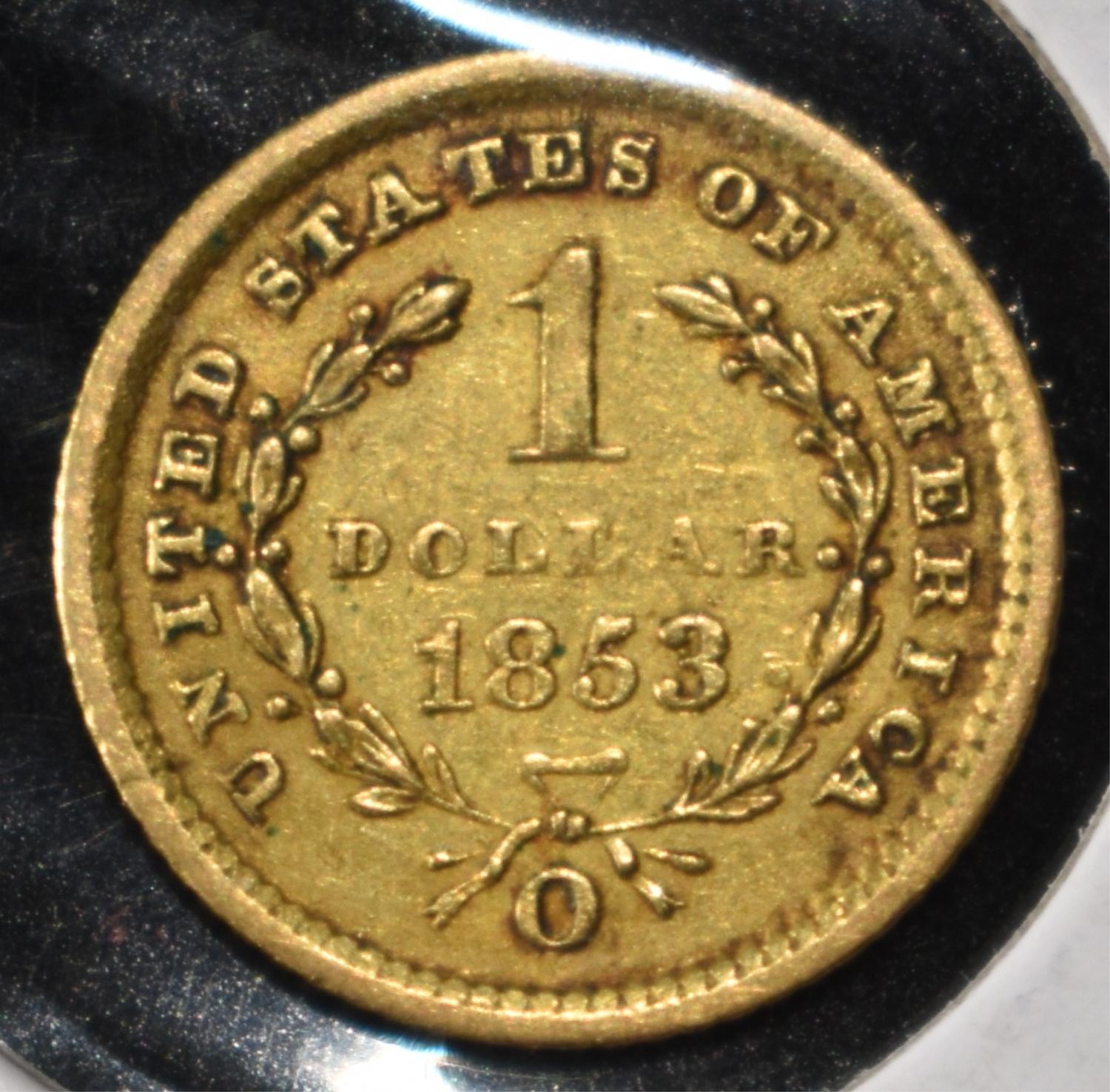 1853-O $1 TYPE1 GOLD NICE ORIG UNC