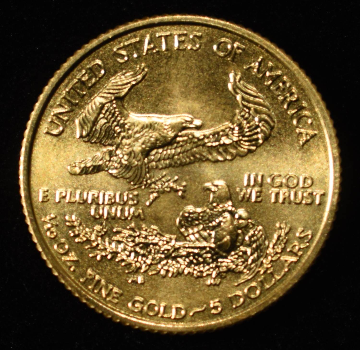 2008 $5 GOLD EAGLE 1/10TH OZ