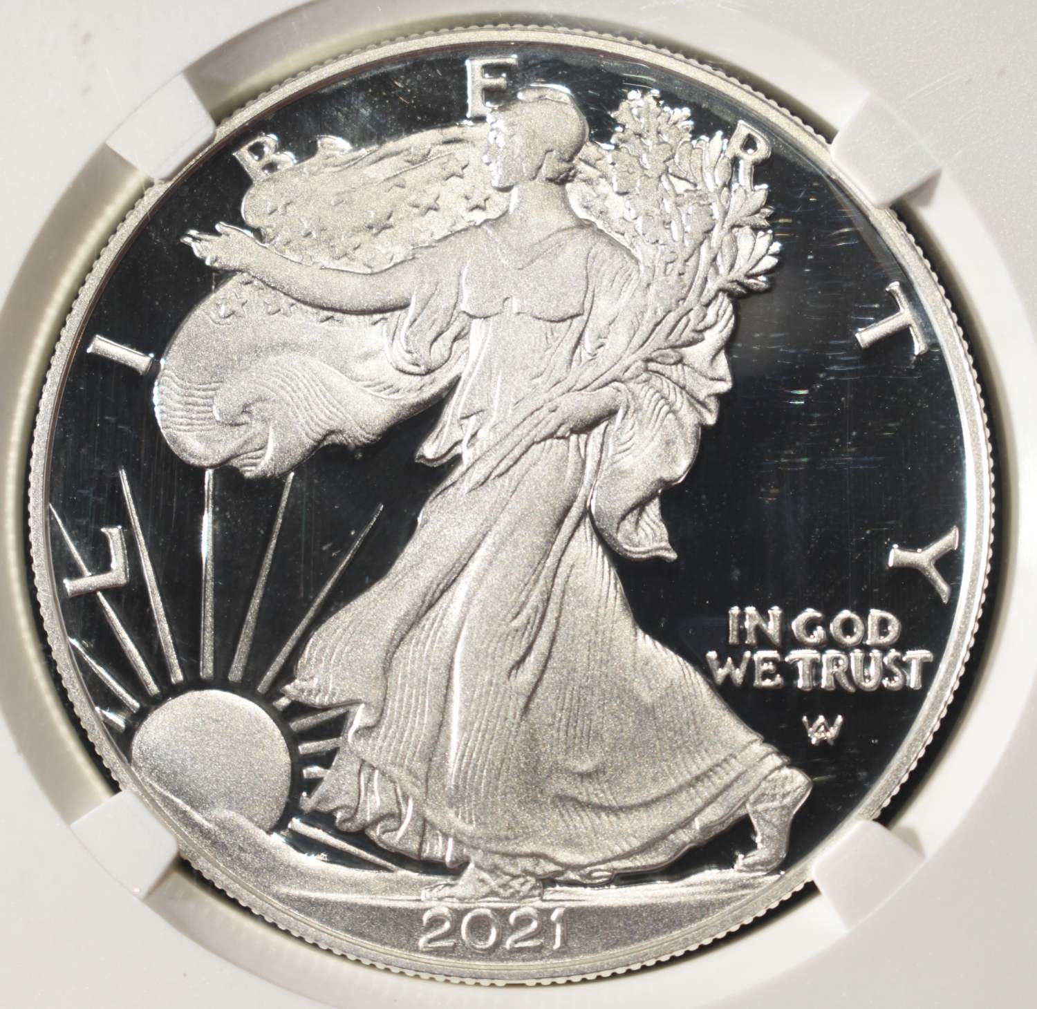 2021-W T-2 PROOF SILVER EAGLE NGC PF70 ULTRA CAMEO