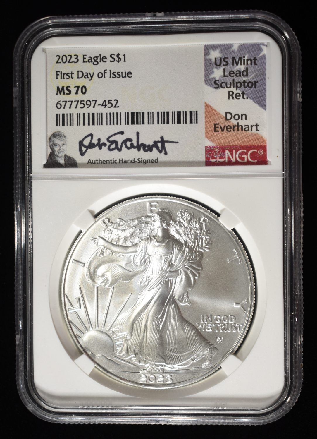 2023 AMERICAN SILVER EAGLE NGC MS70