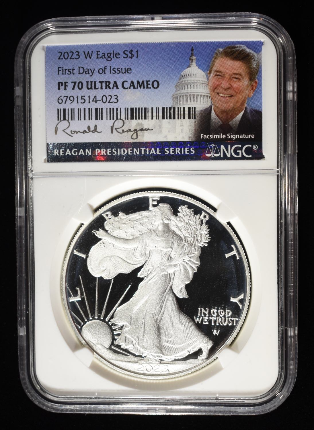 2023-W AMERICAN SILVER EAGLE NGC PF70 ULTRA CAMEO