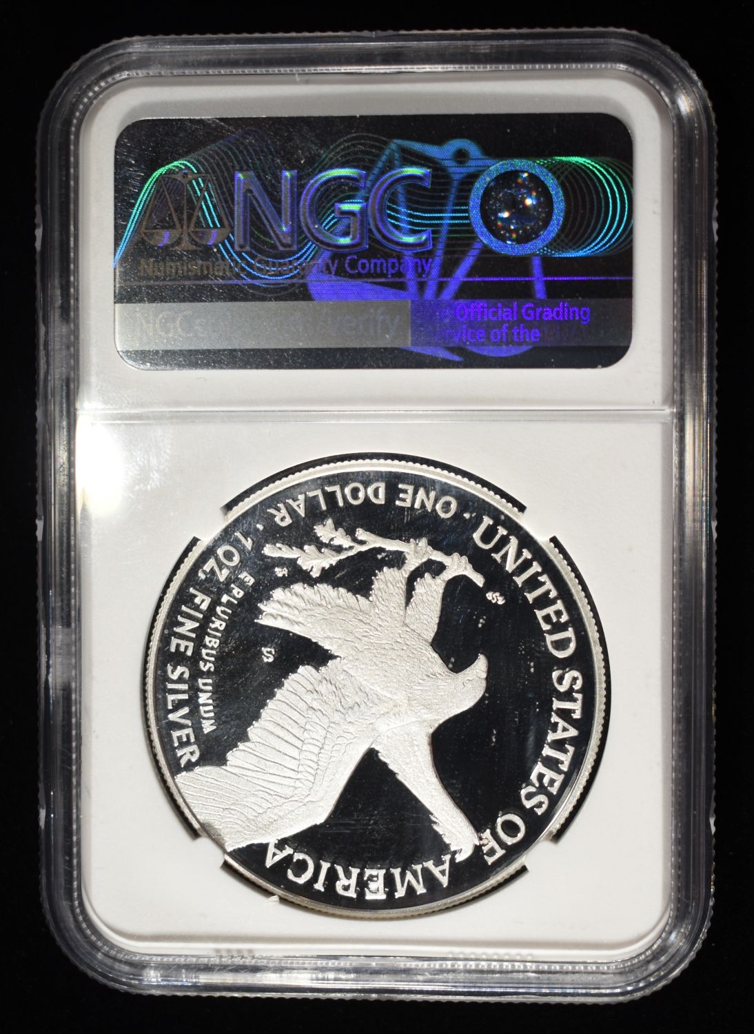 2025-S AMERICAN SILVER EAGLE PF 70 ULTRA CAMEO NGC
