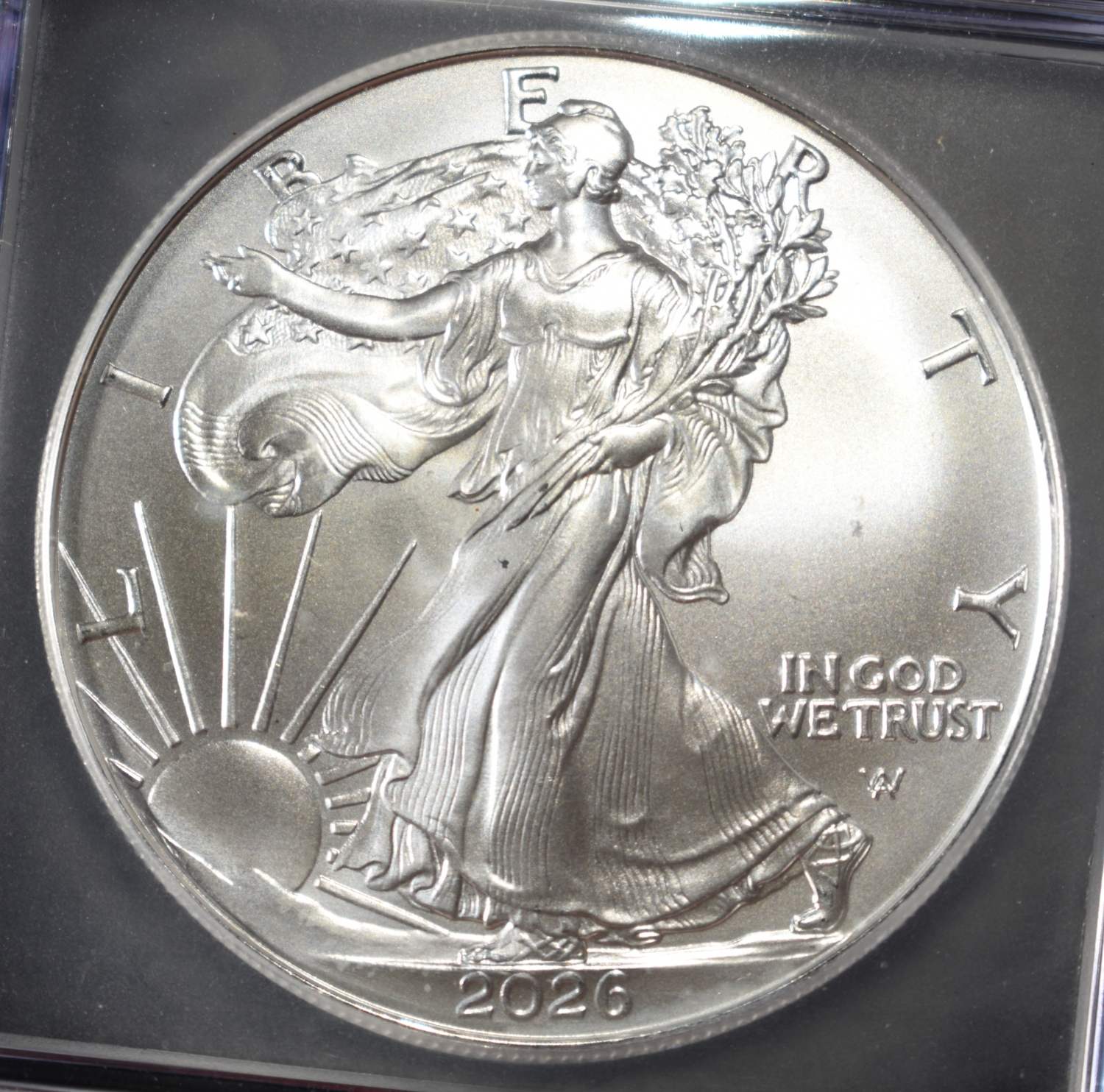 2026 AMERICAN SILVER EAGLE ICG MS70