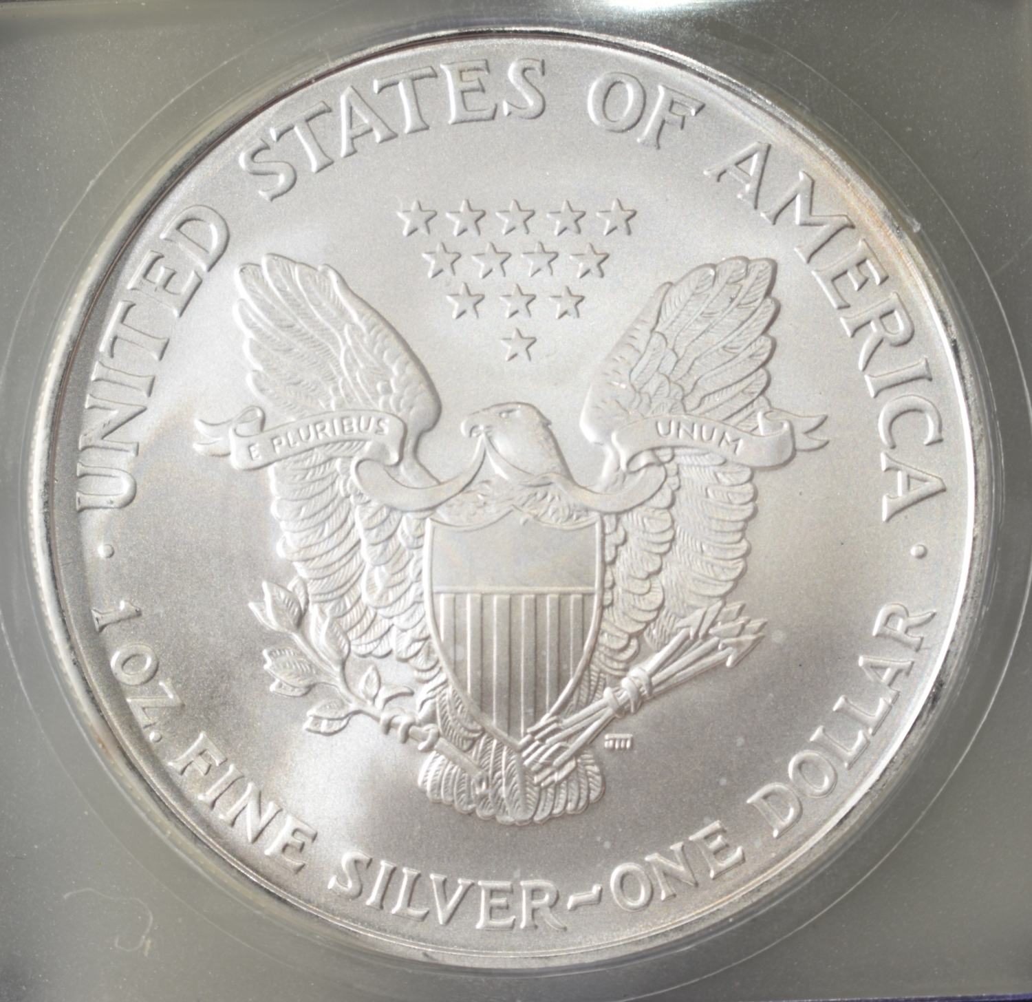 2006 AMERICAN SILVER EAGLE ICG MS69