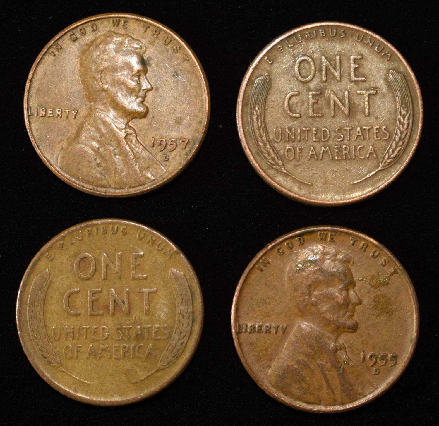 (500) WHEAT CENTS