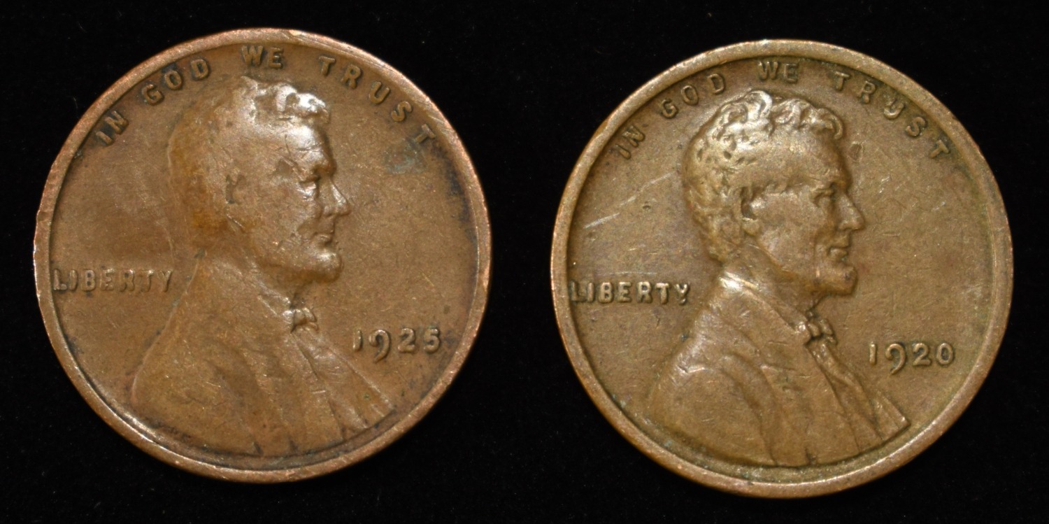 (90) WHEAT CENTS FROM THE 20'S
