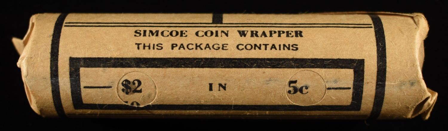 1945 STEEL ROLL CANADIAN NICKELS