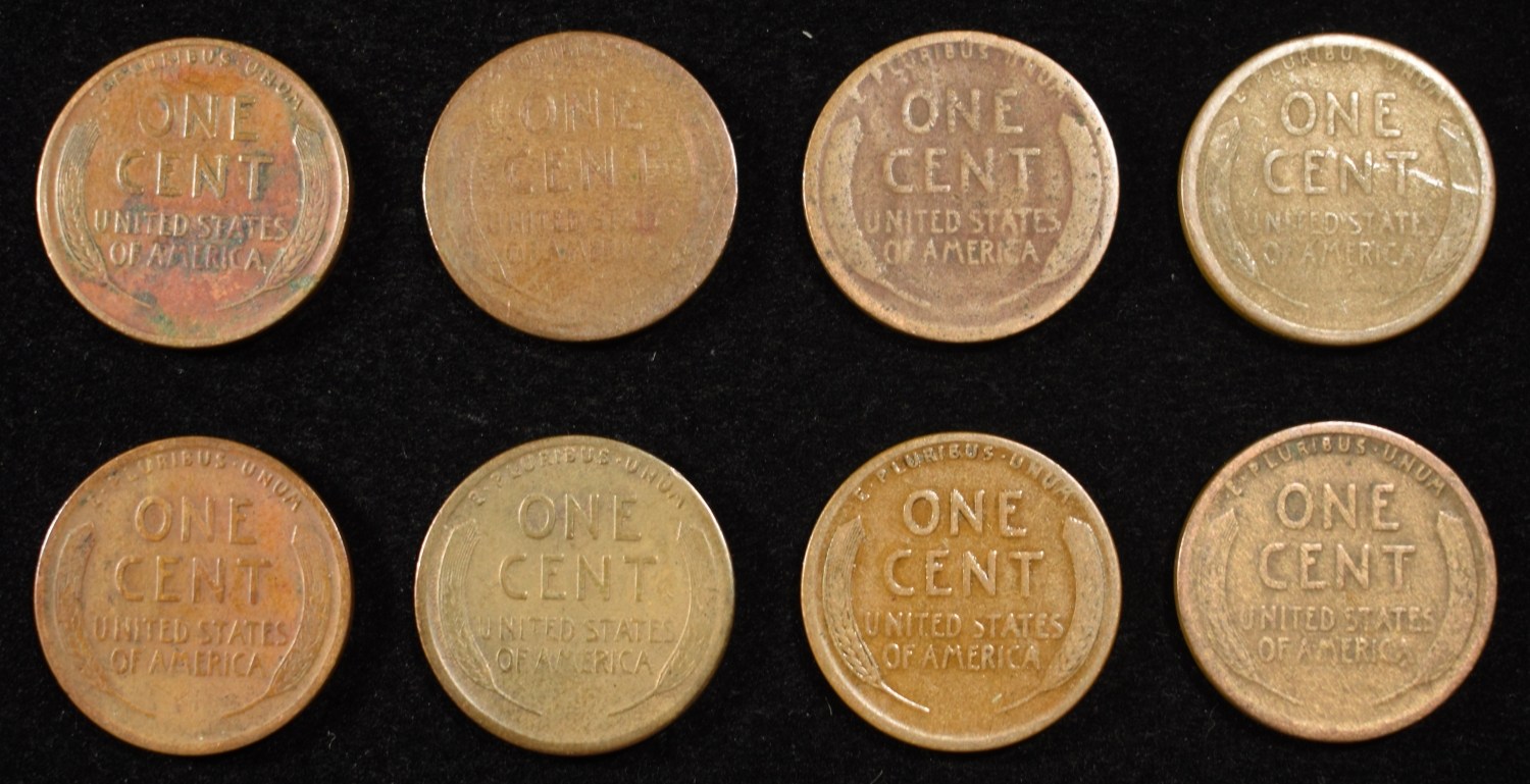 8 NICE EARLY SEMIKEY WHEAT CENTS