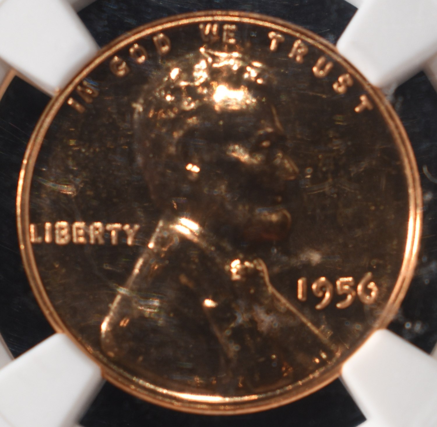 1956 WHEAT CENT NGC PF68 RD