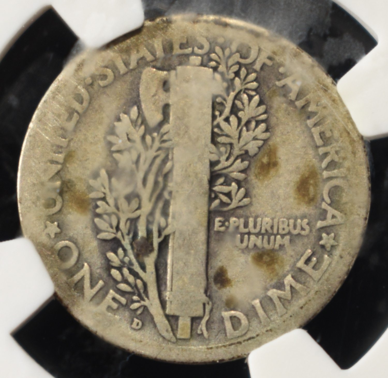 1921-D MERCURY DIME PGA FINE