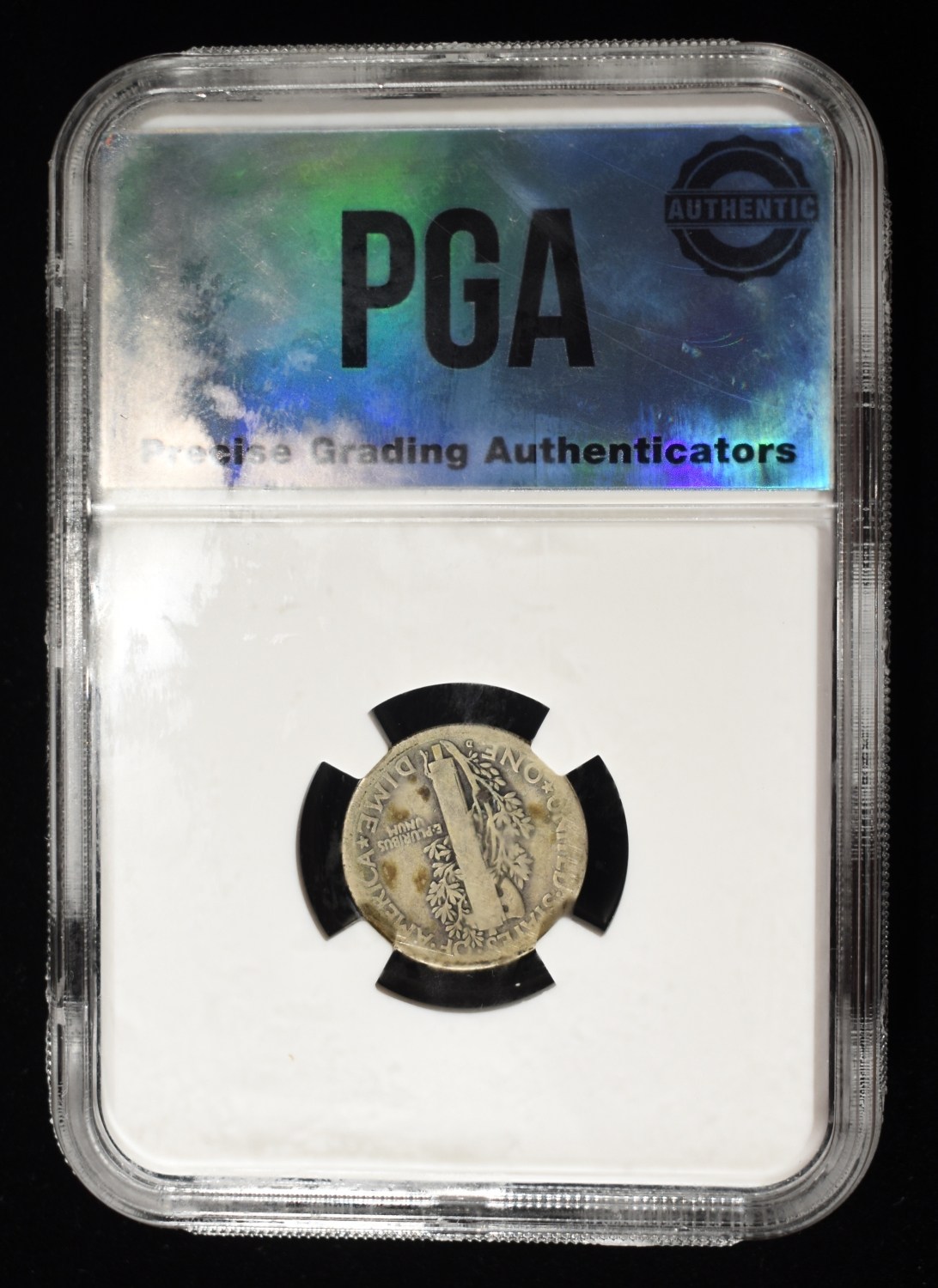 1921-D MERCURY DIME PGA FINE