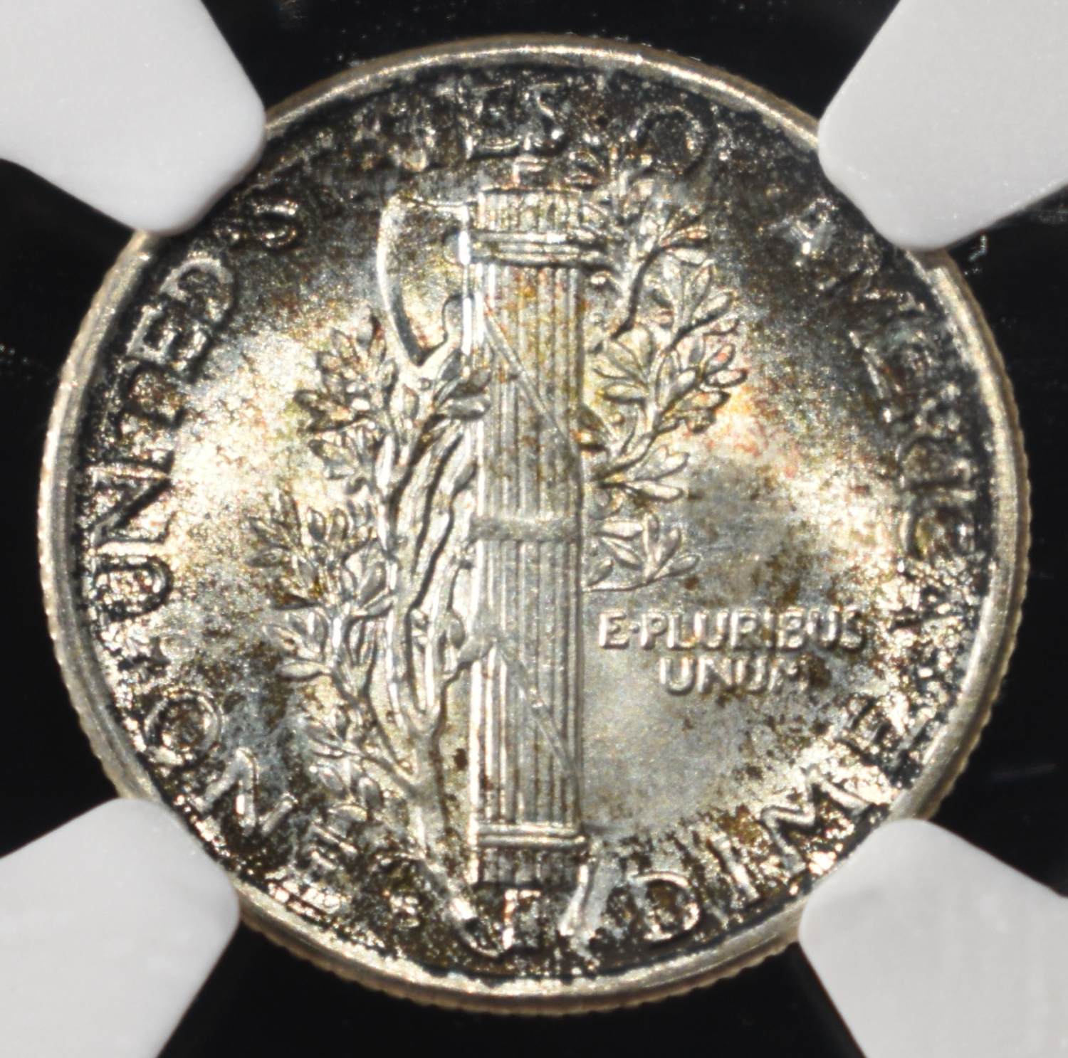 1943-S MERCURY DIME NGC MS67