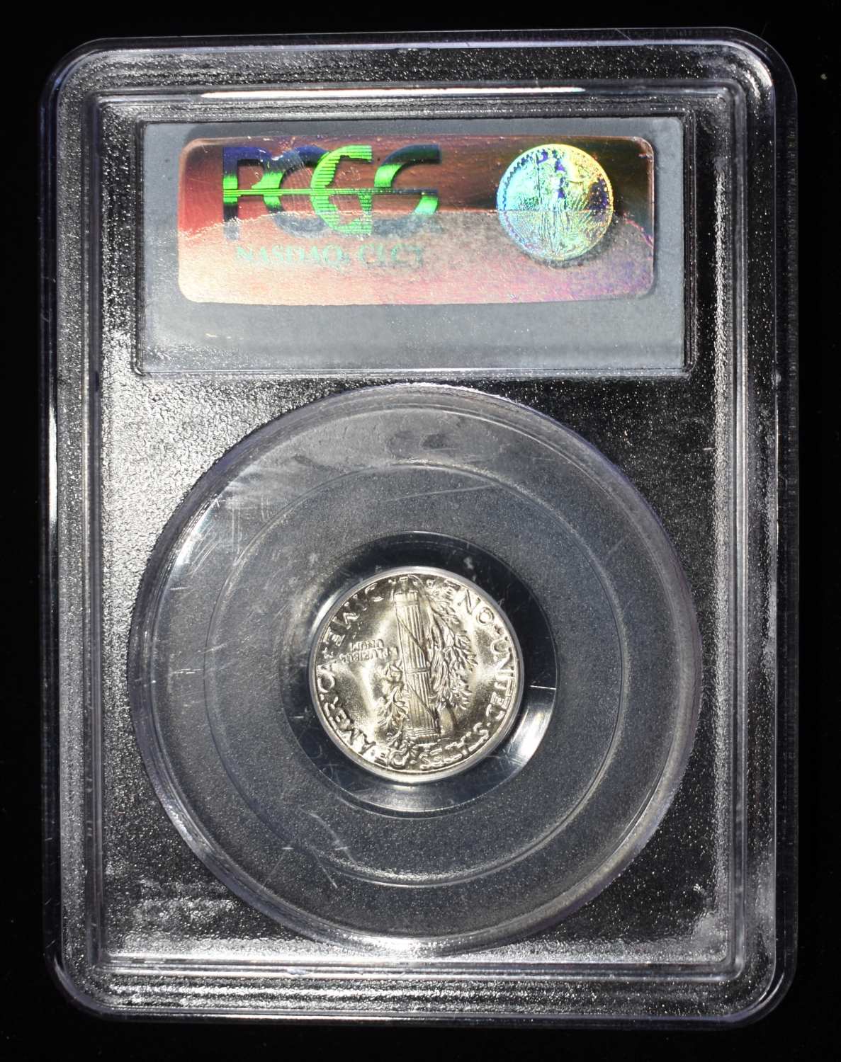 1945-D MERCURY DIME PCGS MS66FB