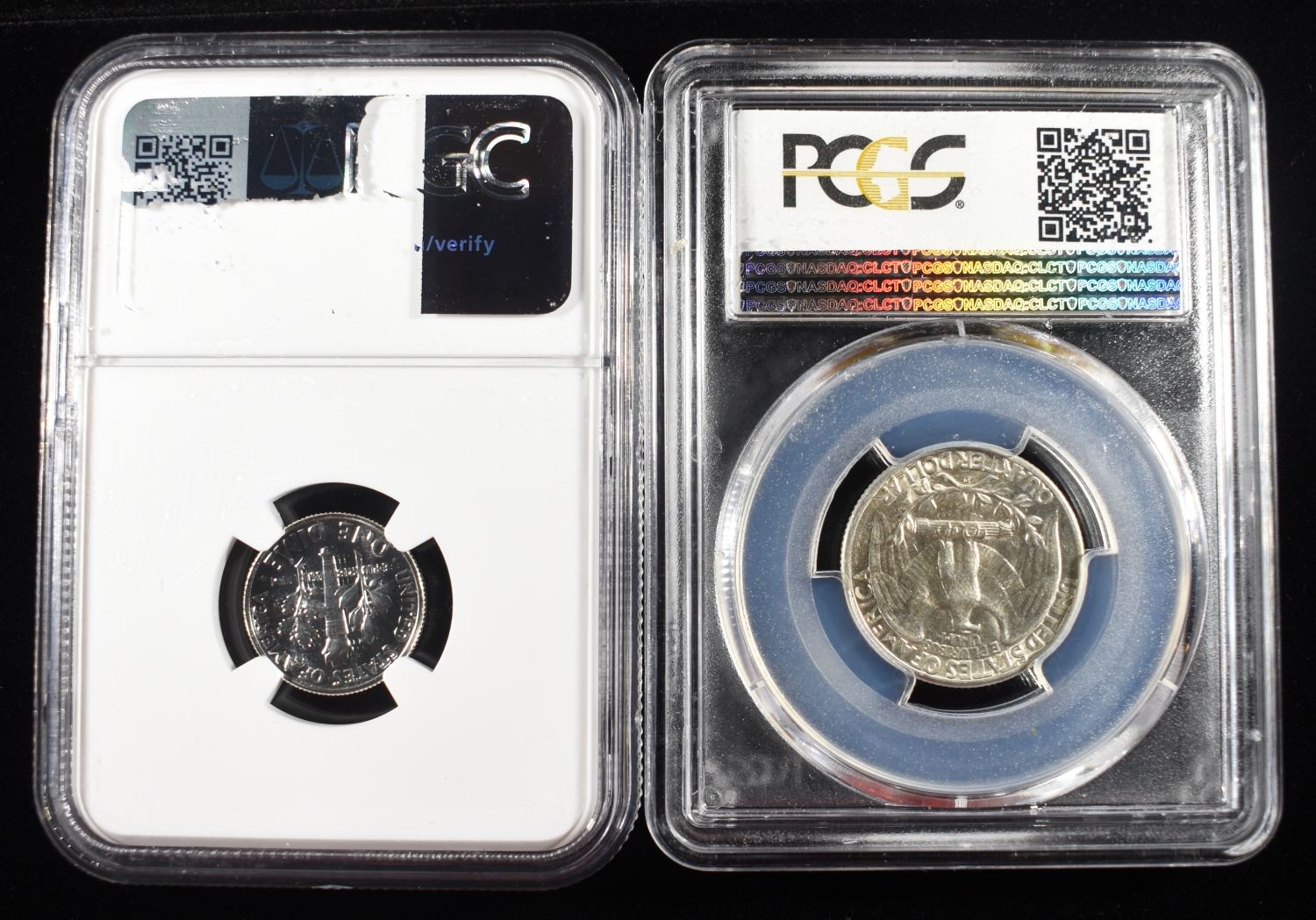 GRADED COIN LOT