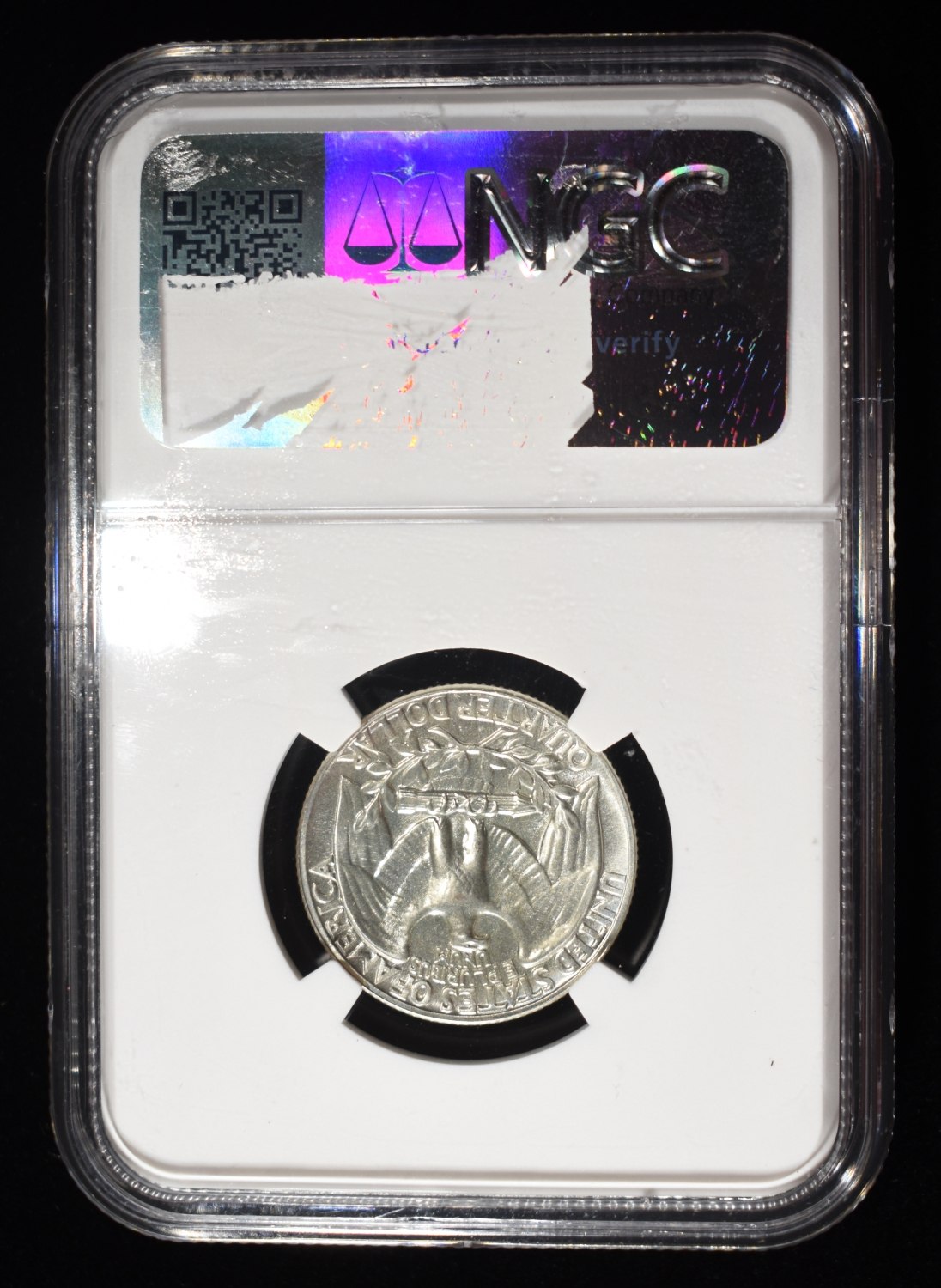 1942 WASHINGTON QUARTER NGC PF66