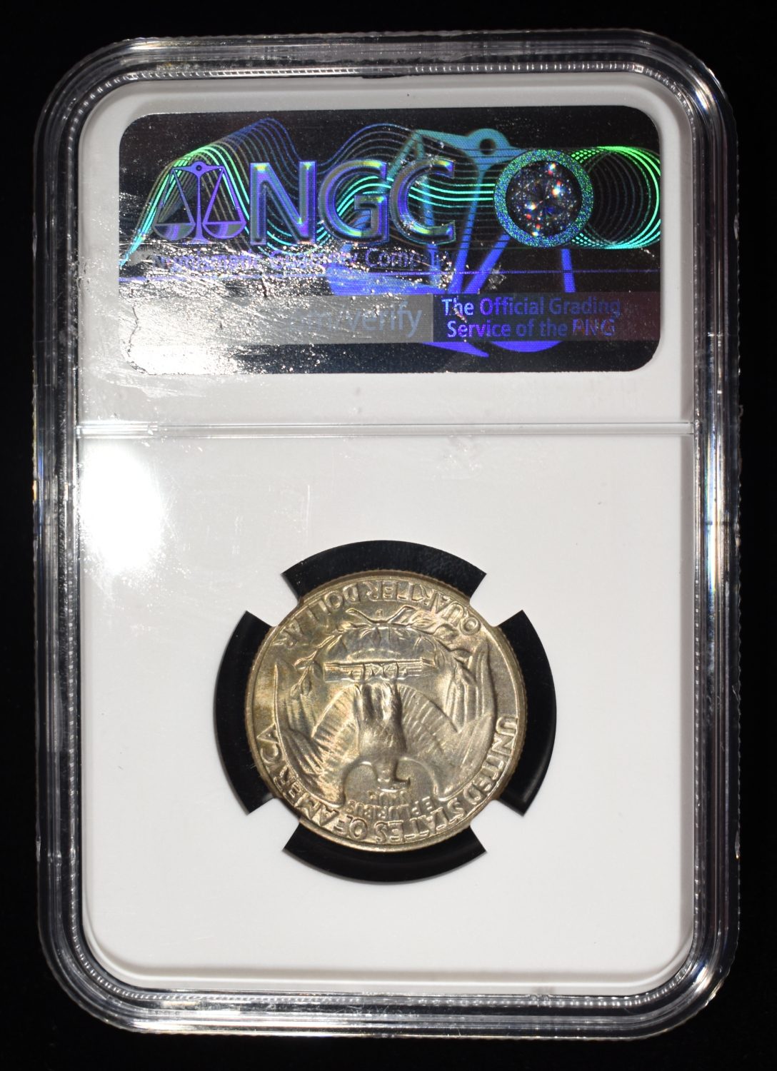 1946-D WASHINGTON QUARTER NGC MS66