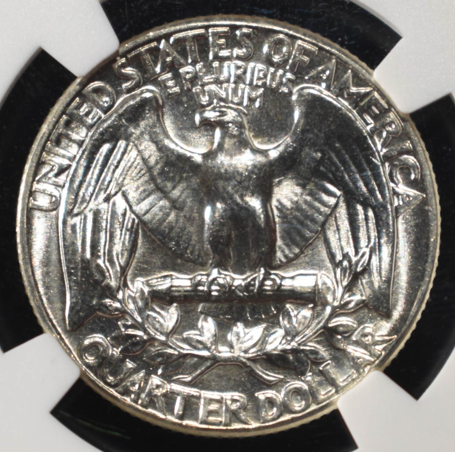 1960 TYPE B REV WASHINGTON 25C NGC MS66