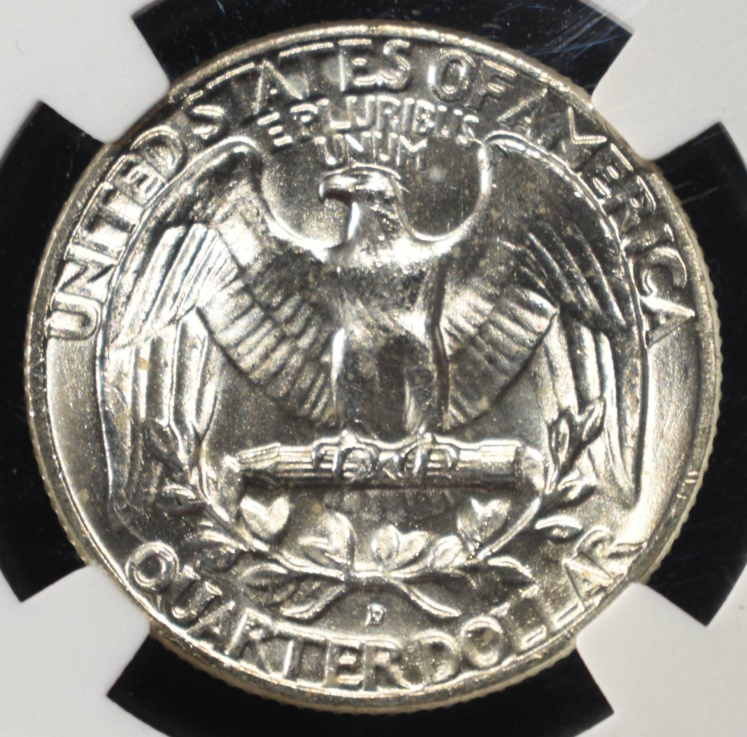 1960-D WASHINGTON QUARTER NGC MS66