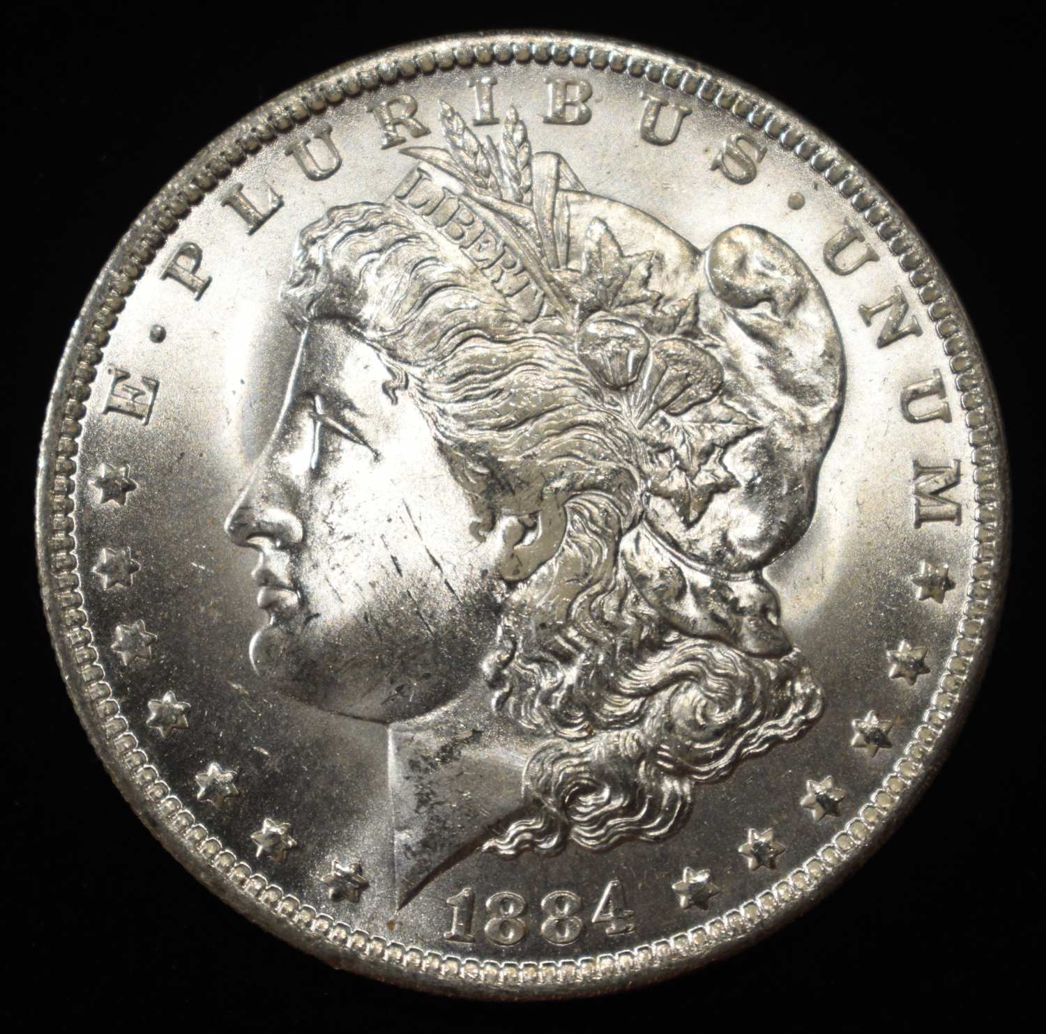 1884-O MORGAN DOLLAR CH BU