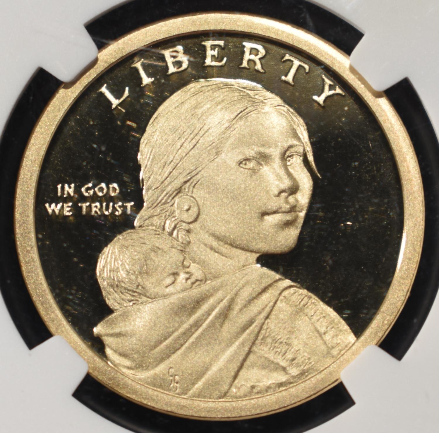 2019-S SACAGAWEA $1 MARY GOLDA ROSS NGC PF70