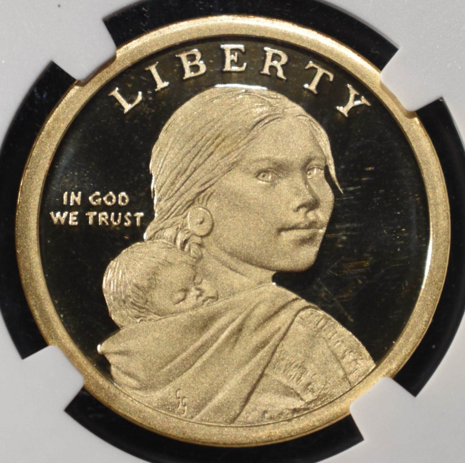 2021-S SACAGAWEA $1 MILITARY- NGC PF70