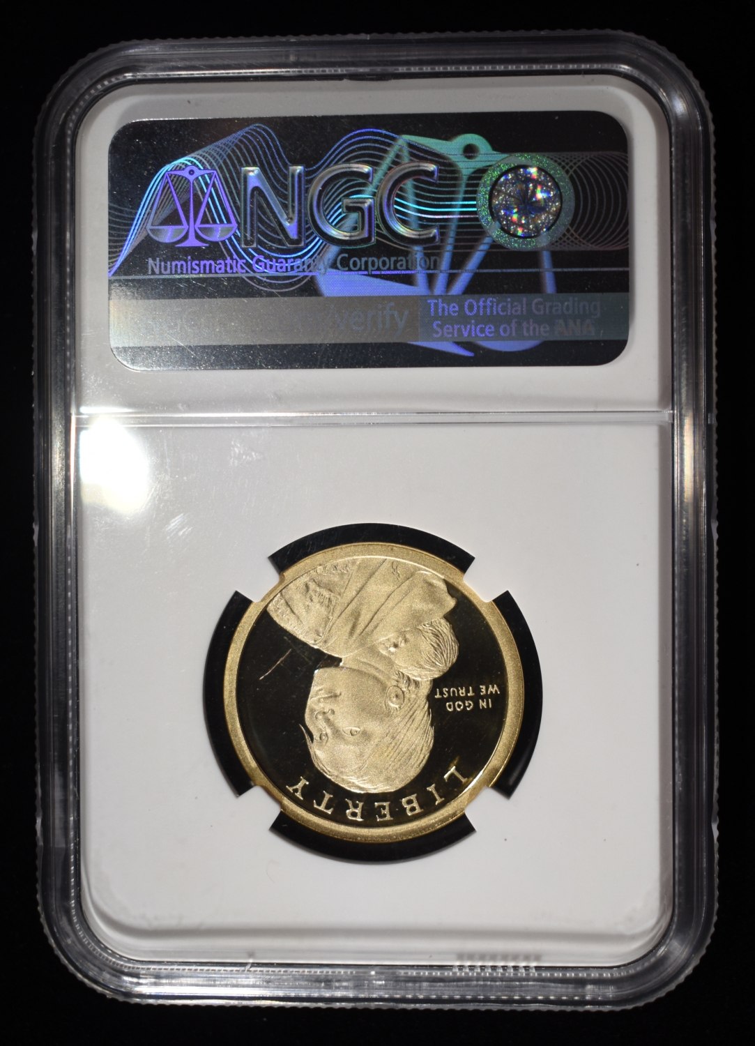 2021-S SACAGAWEA $1 MILITARY- NGC PF70