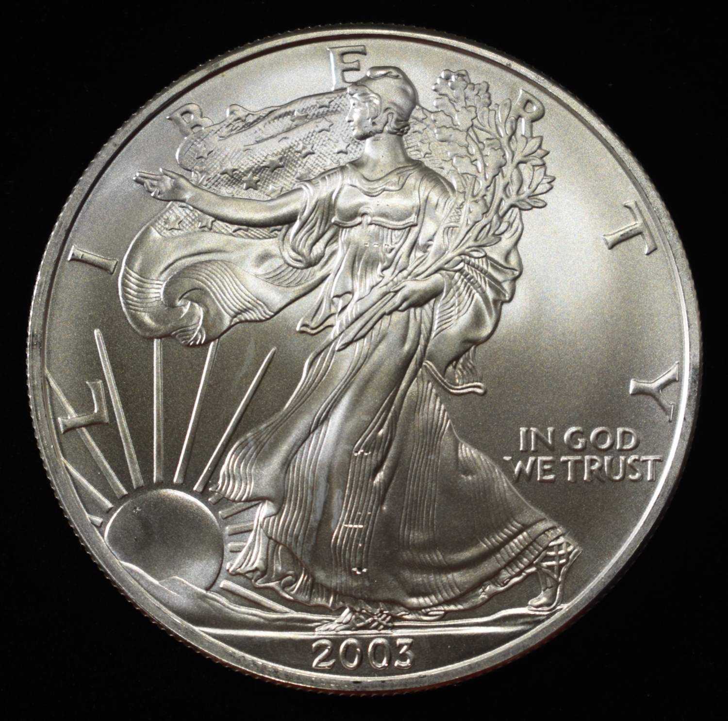 2003 AMERICAN SILVER EAGLE