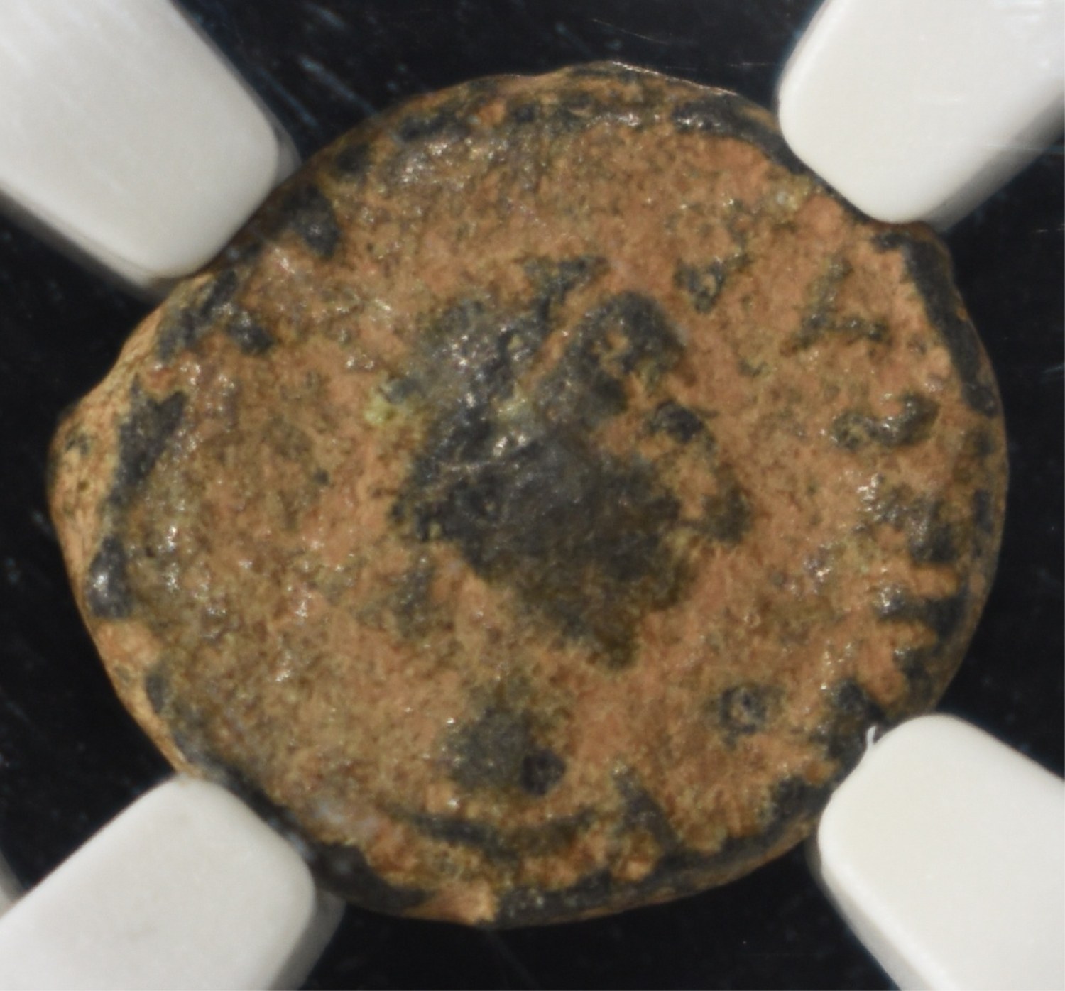 JUSTIN I, AD 518-527, AE PENTANUMMIUM NGC