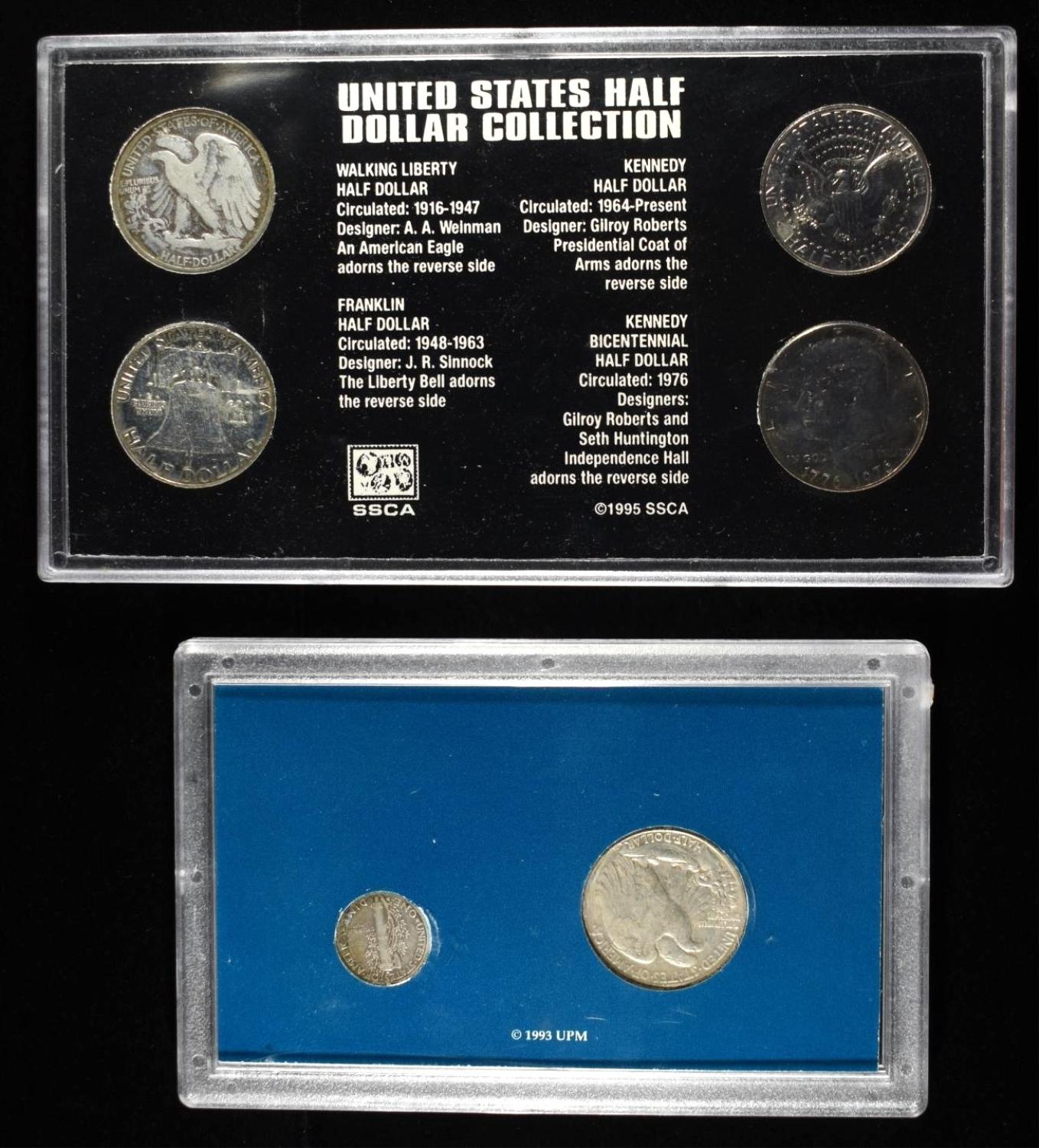(2) COIN PLAQUES