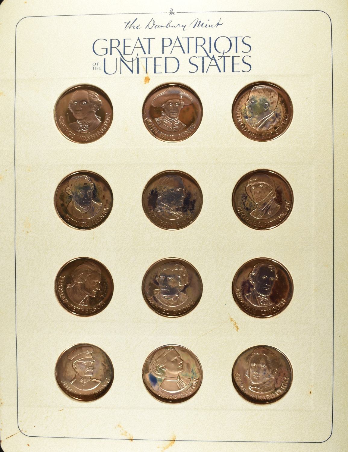 GREAT PATRIOTS OF THE UNITED STATES