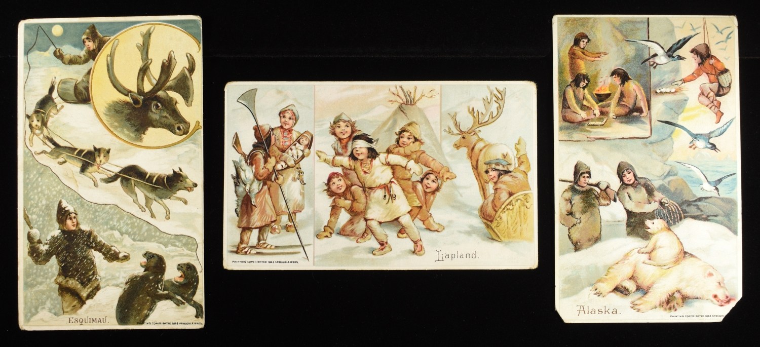(3) VINTAGE ADVERTISMENTS CARDS