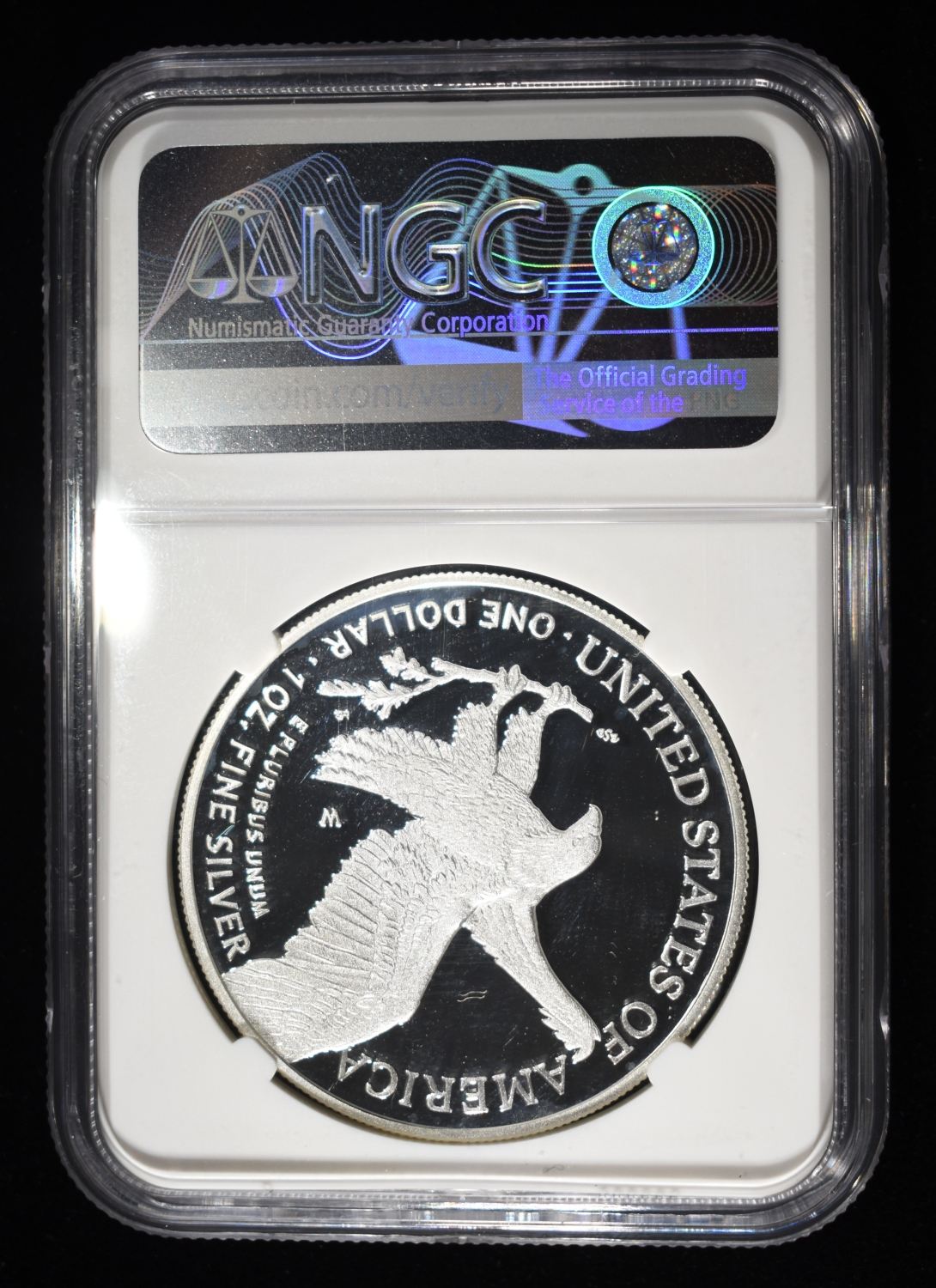 2021-W T-2 PROOF SILVER EAGLE NGC PF70 ULTRA CAMEO