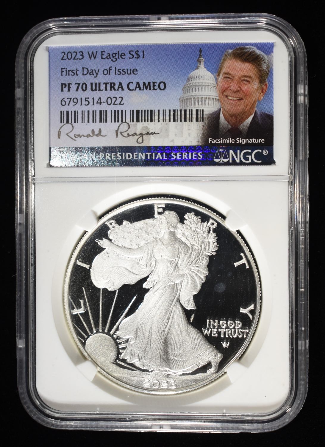 2023-W AMERICAN SILVER EAGLE NGC PF70 ULTRA CAMEO