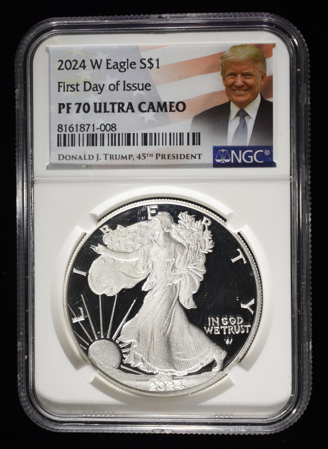 2024-W AMERICAN SILVER EAGLE NGC PF70 ULTRA CAMEO