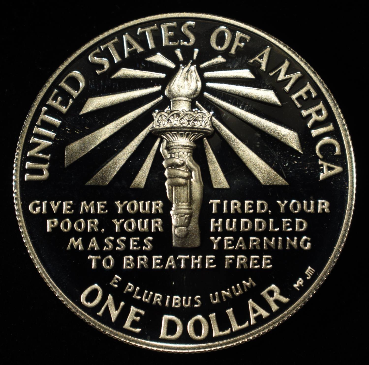 1986-S COMMEM $1 90% SILVER PROOF