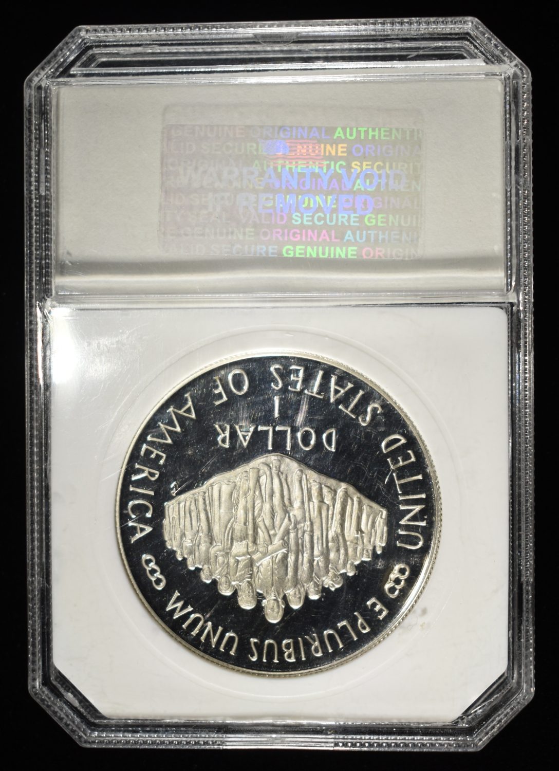 1987-S $1 COMMEM PCI PERFECT GEM PROOF DCAM